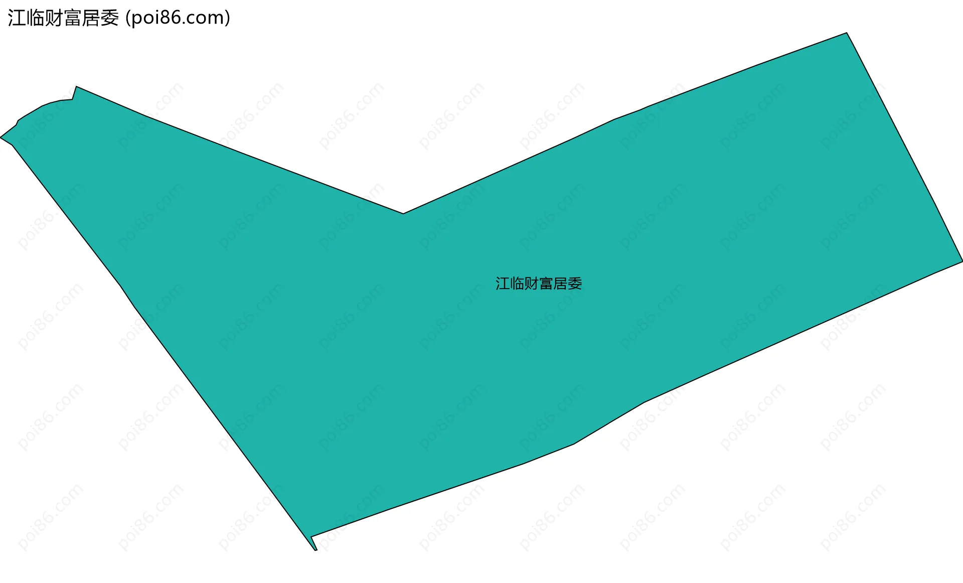 江临财富居委边界地图