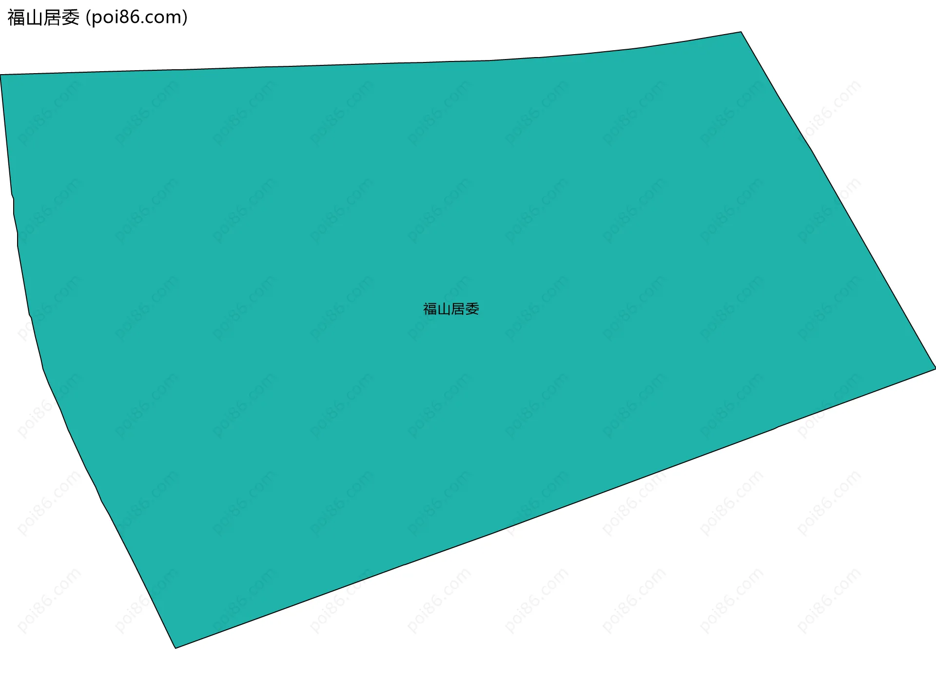 福山居委边界地图