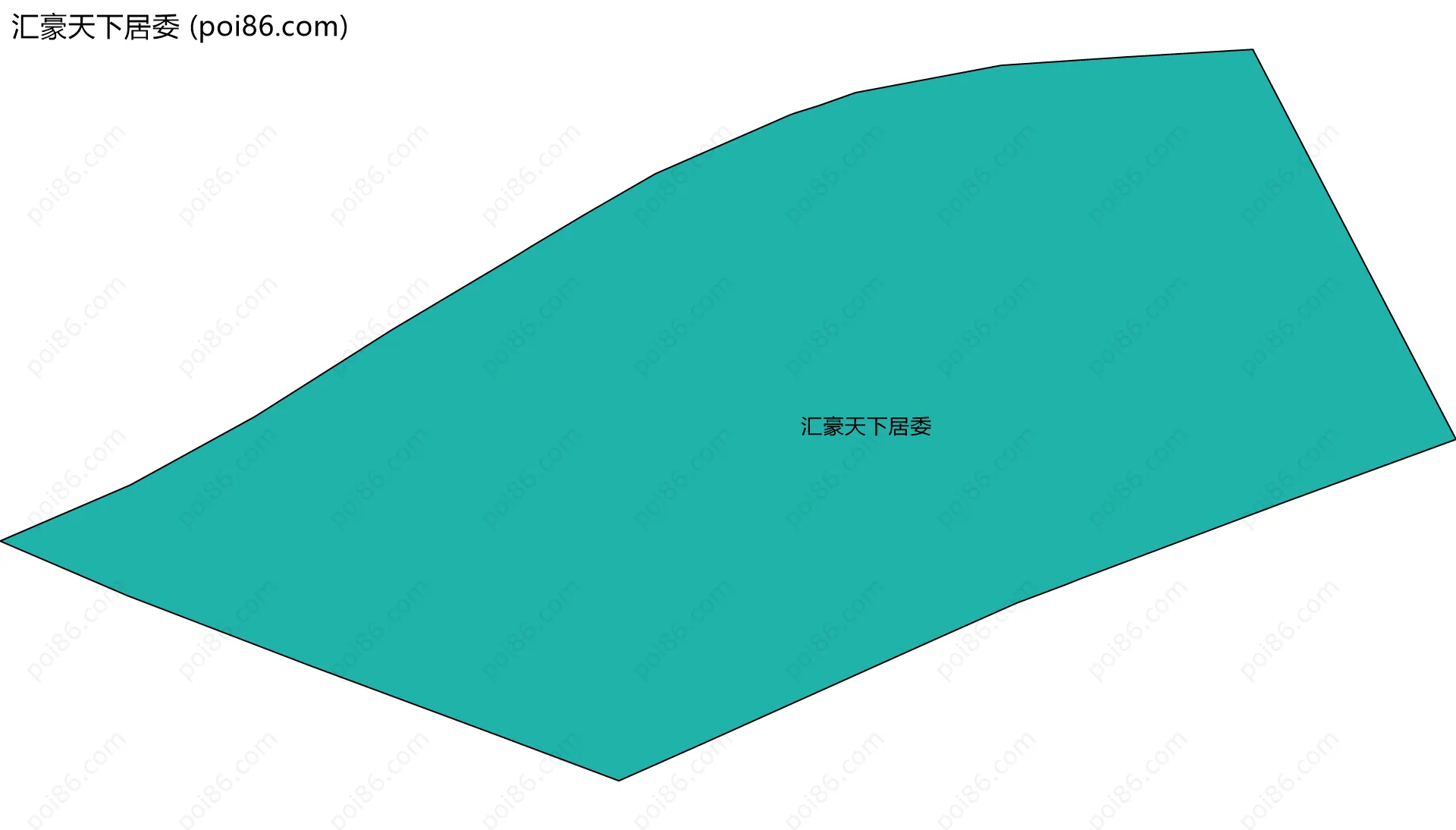 汇豪天下居委边界地图