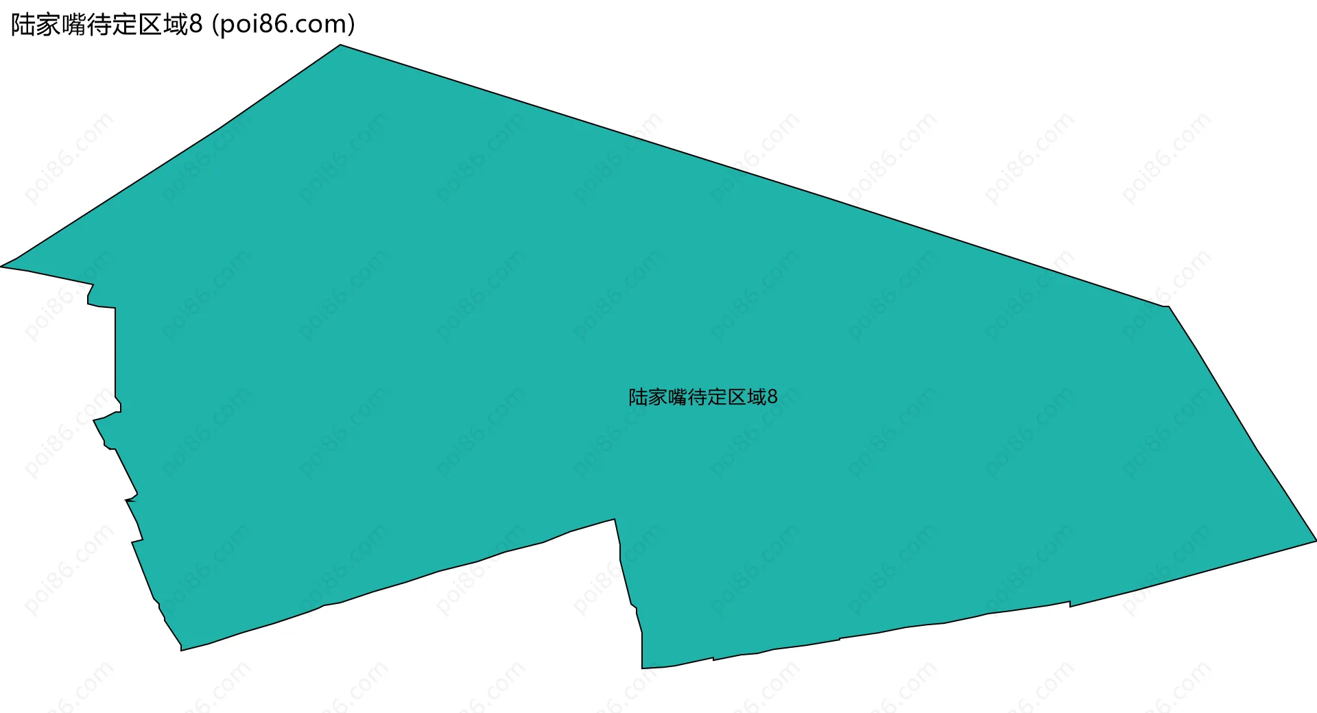 陆家嘴待定区域8边界地图