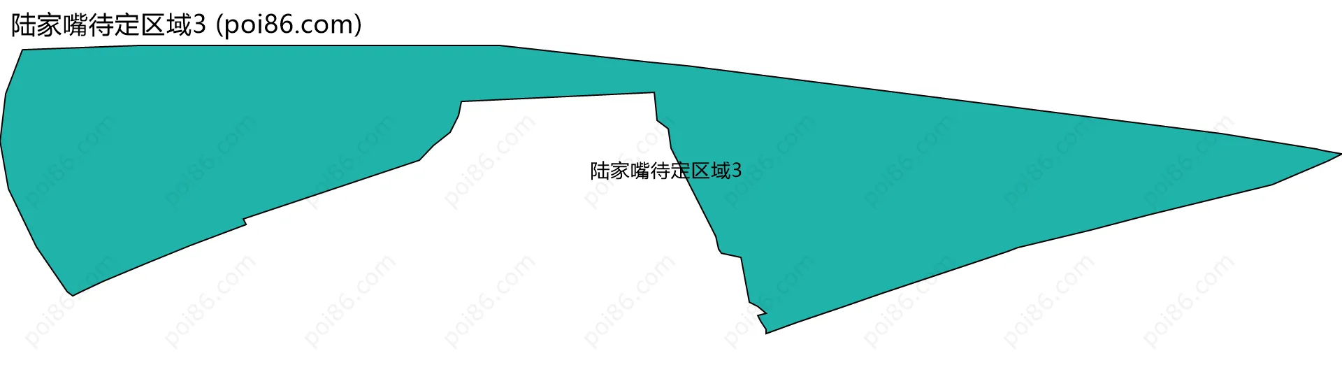 陆家嘴待定区域3边界地图