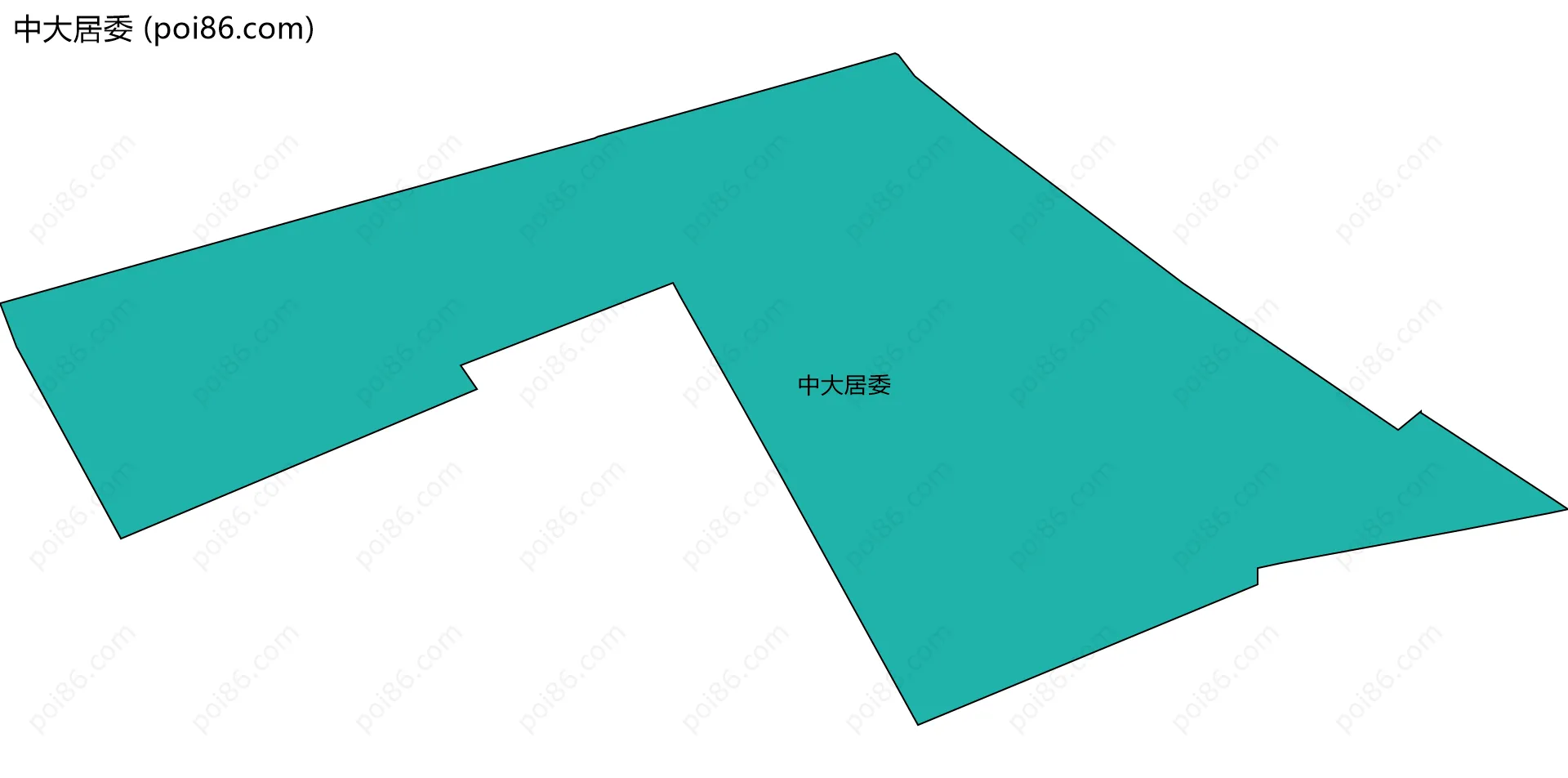 中大居委边界地图