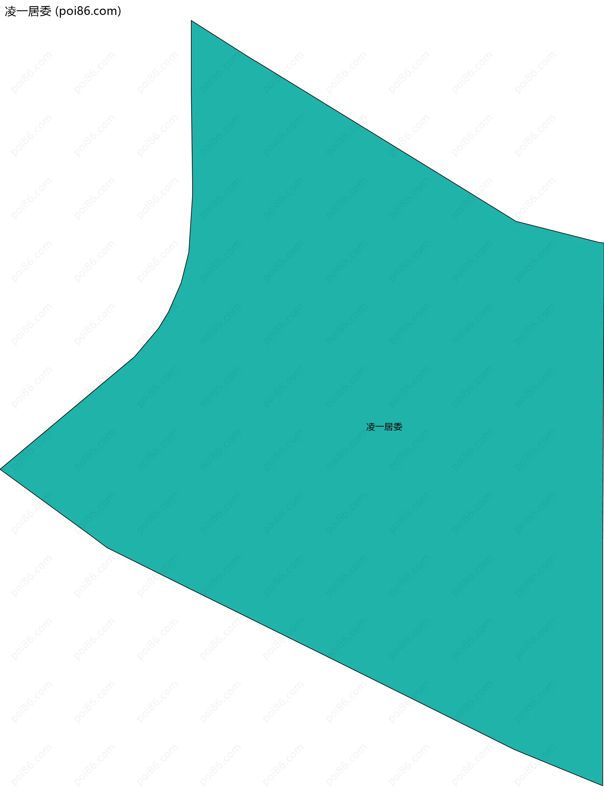 凌一居委边界地图