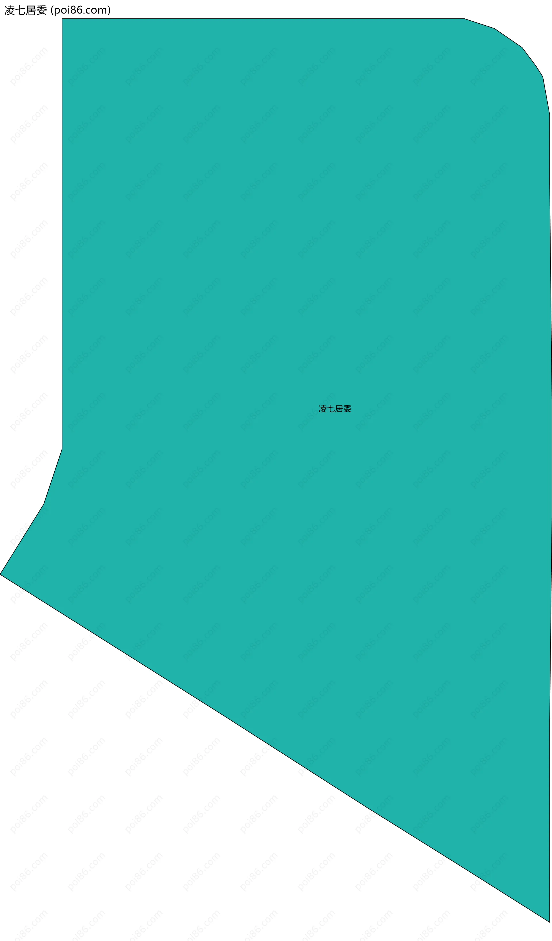 凌七居委边界地图