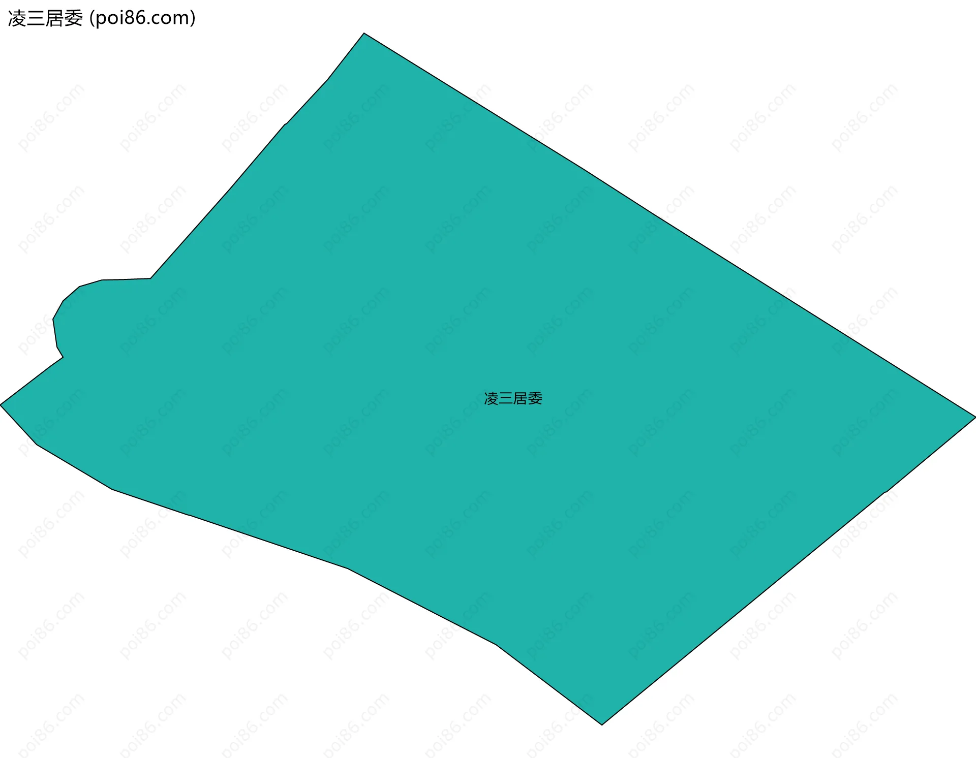 凌三居委边界地图