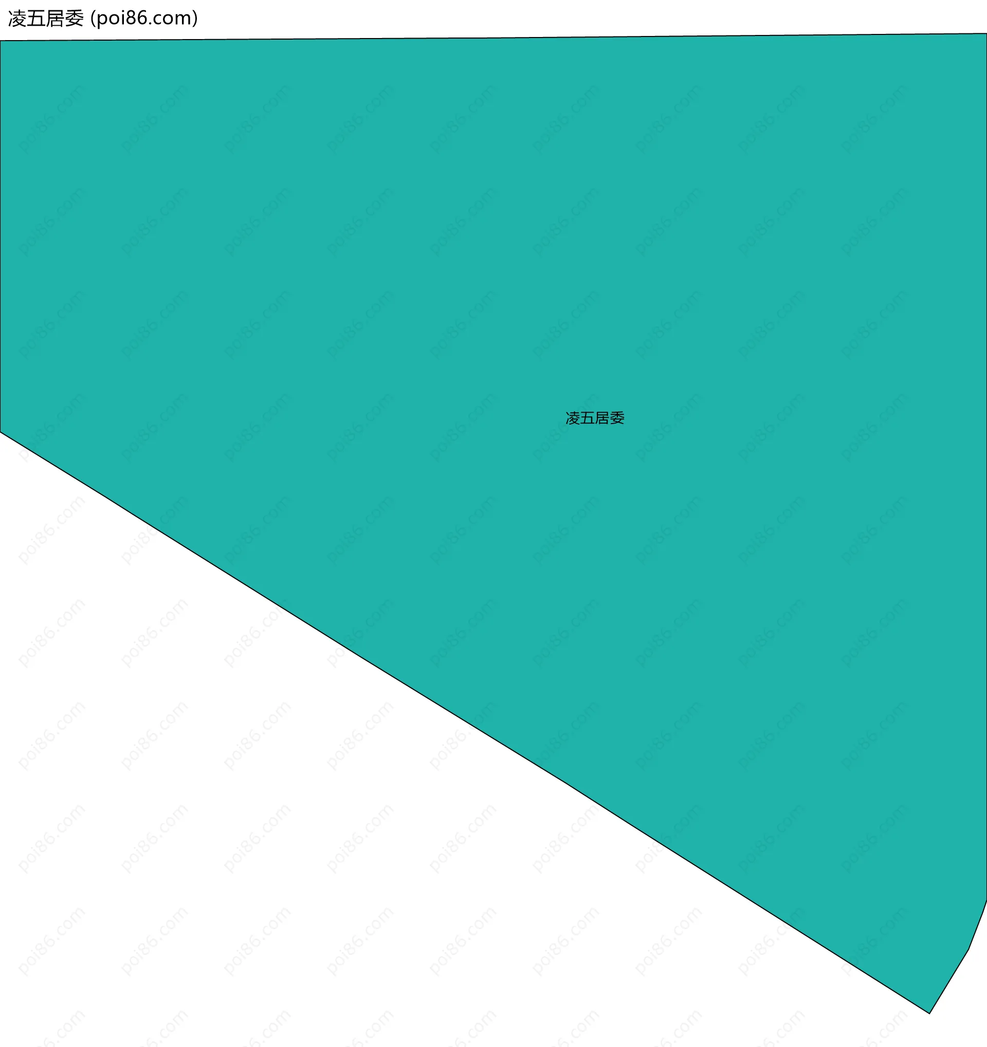 凌五居委边界地图