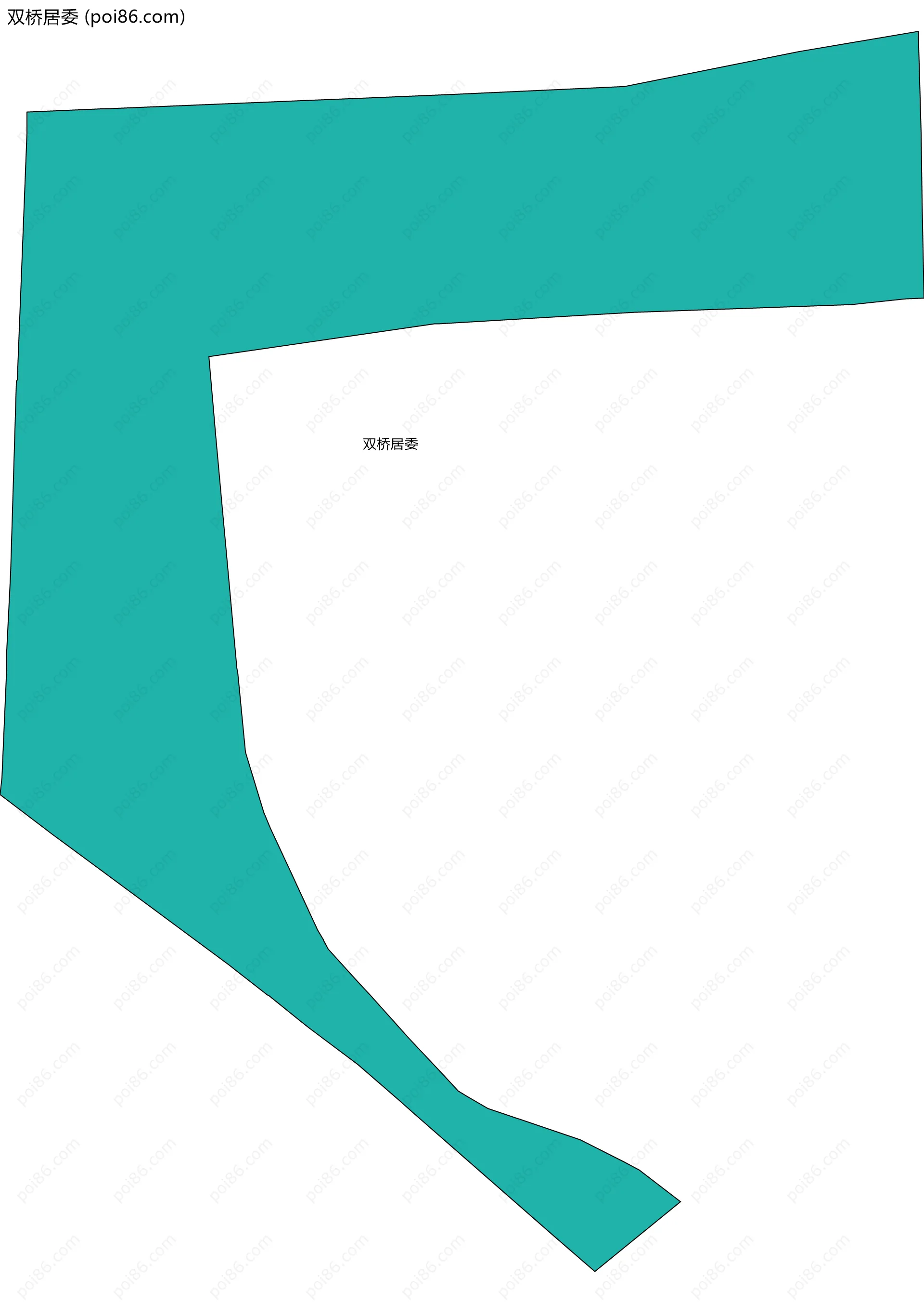 双桥居委边界地图