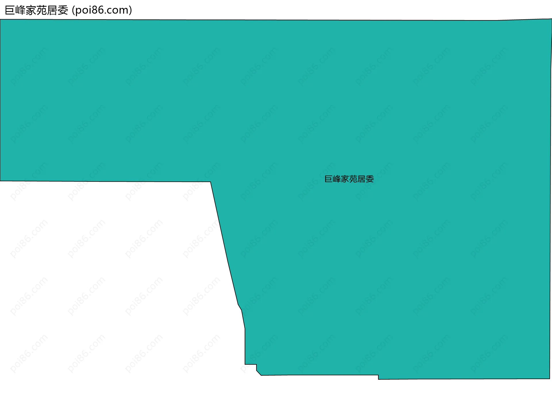 巨峰家苑居委边界地图