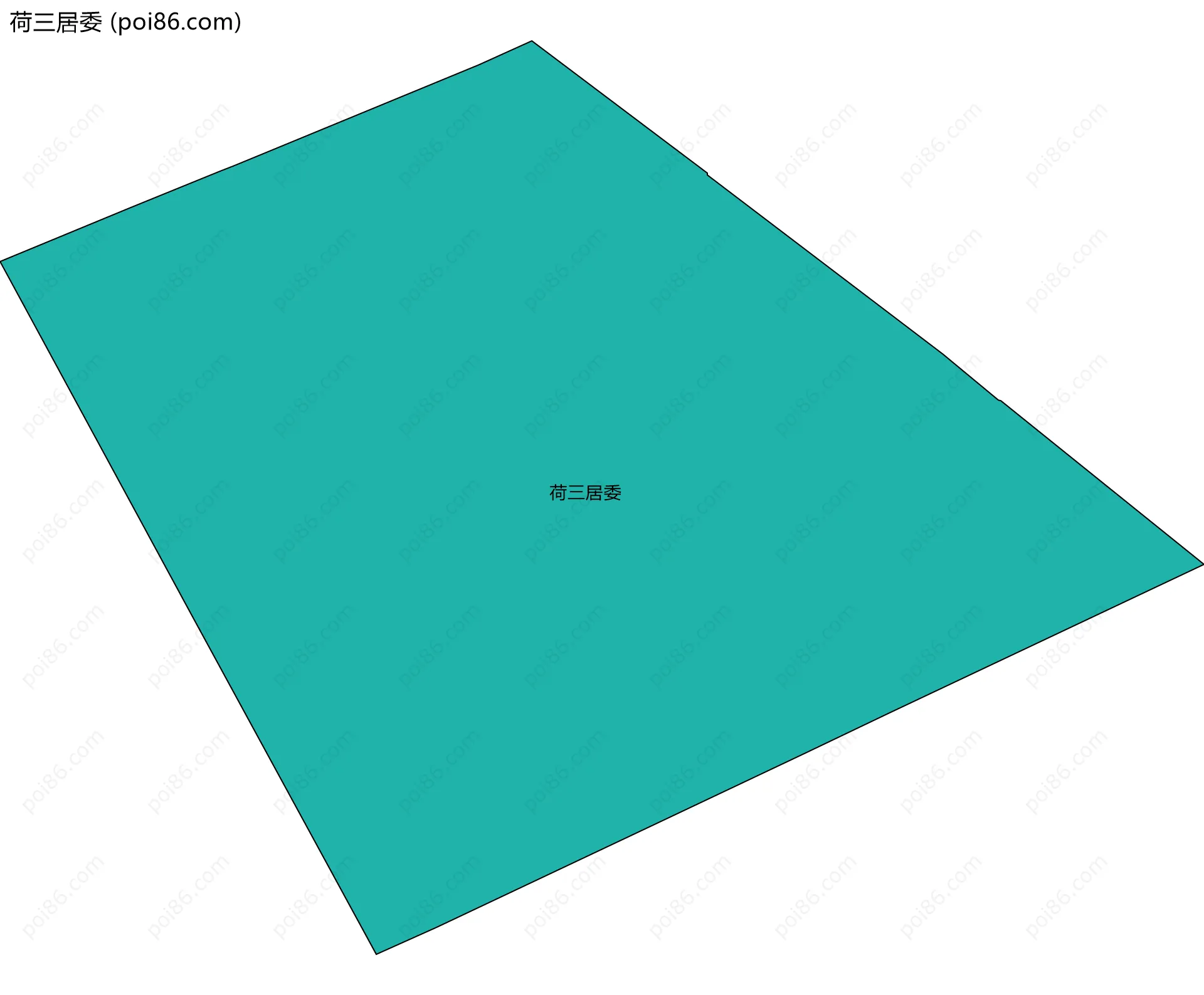 荷三居委边界地图