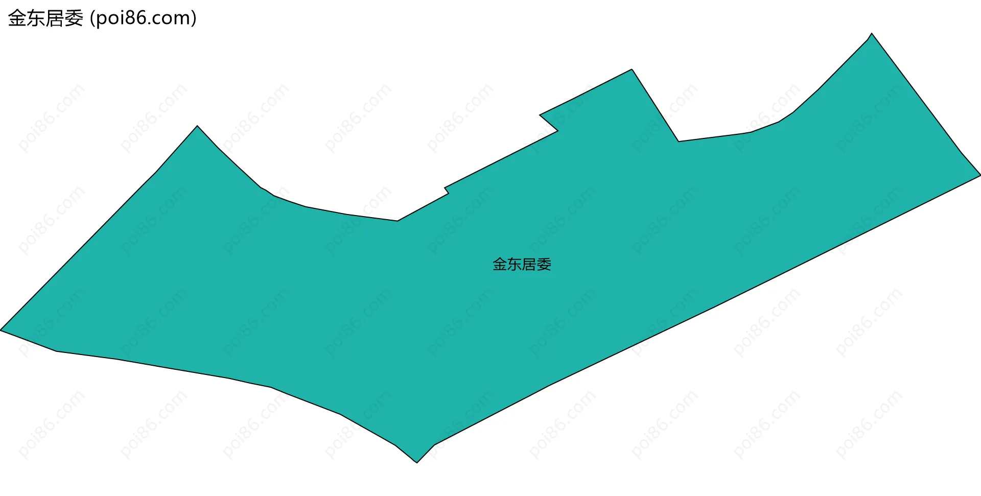 金东居委边界地图