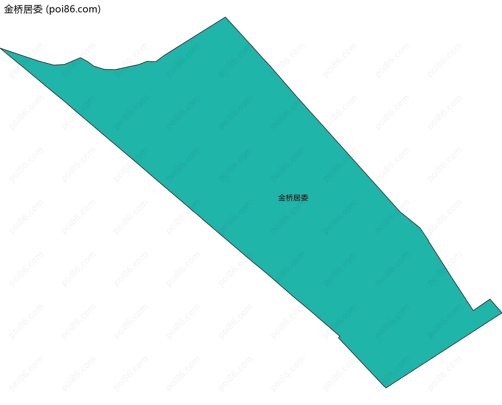 金桥居委边界地图
