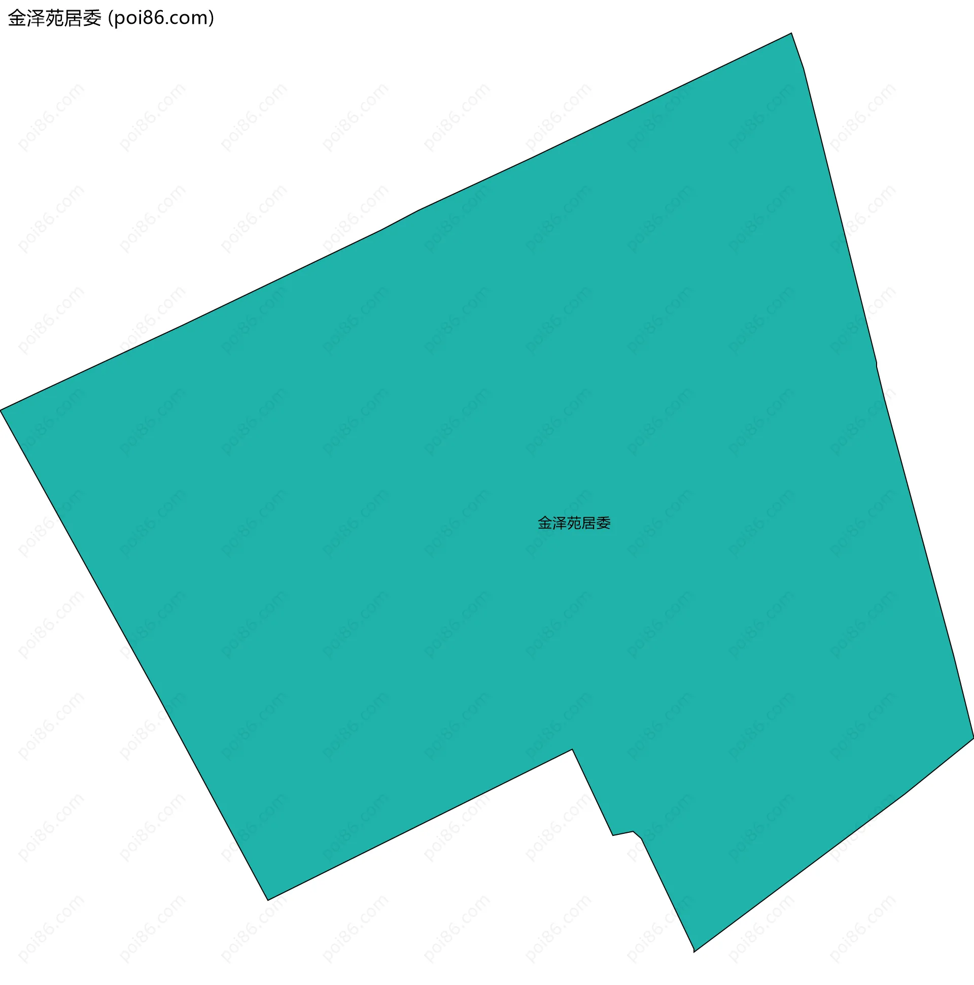 金泽苑居委边界地图