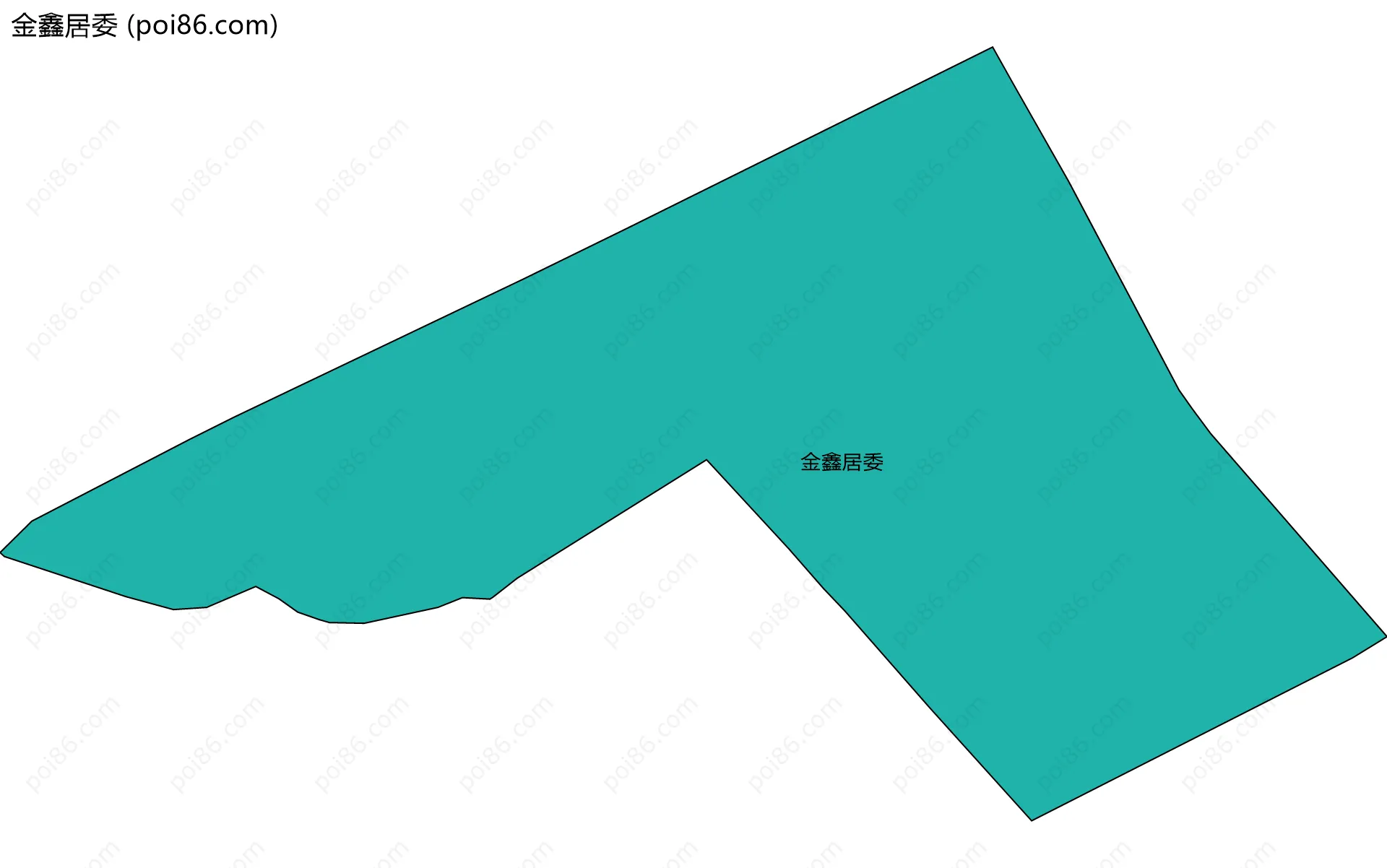 金鑫居委边界地图