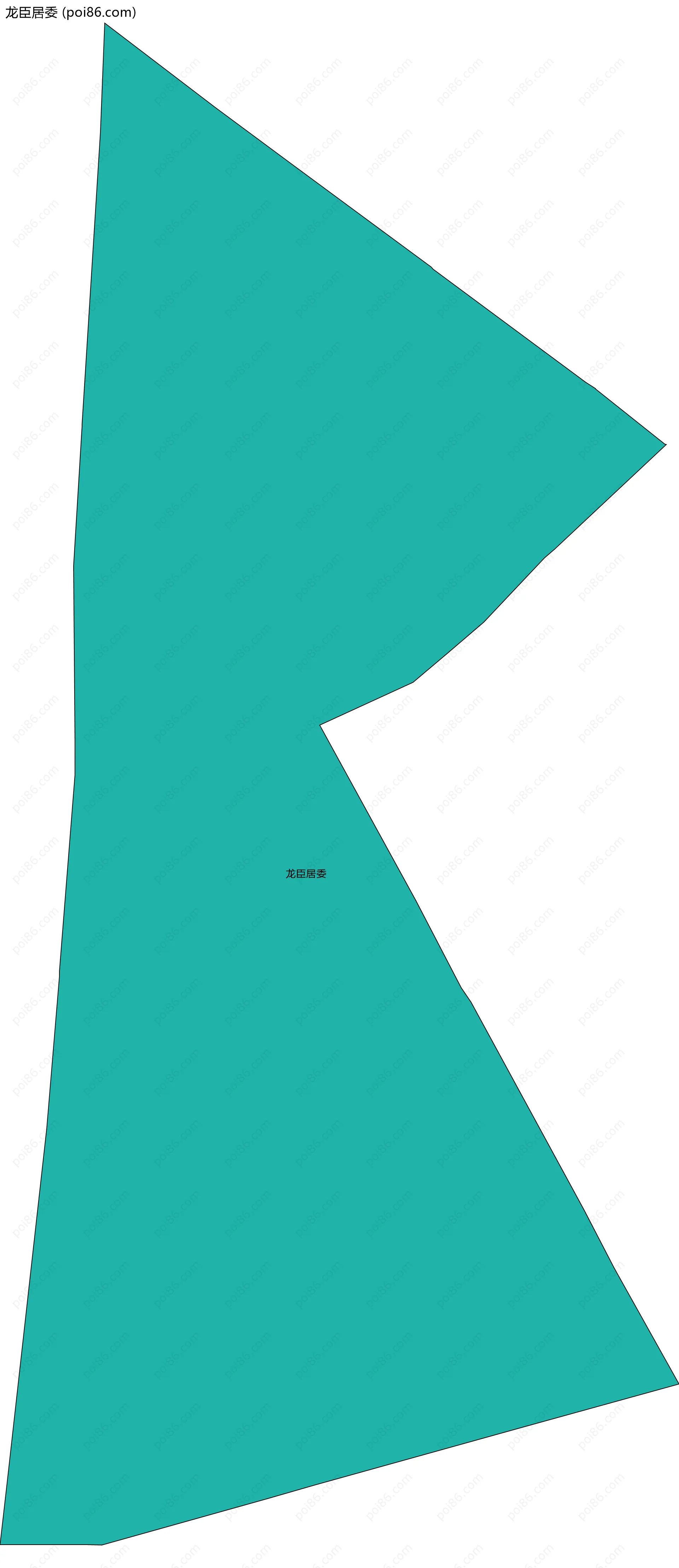 龙臣居委边界地图