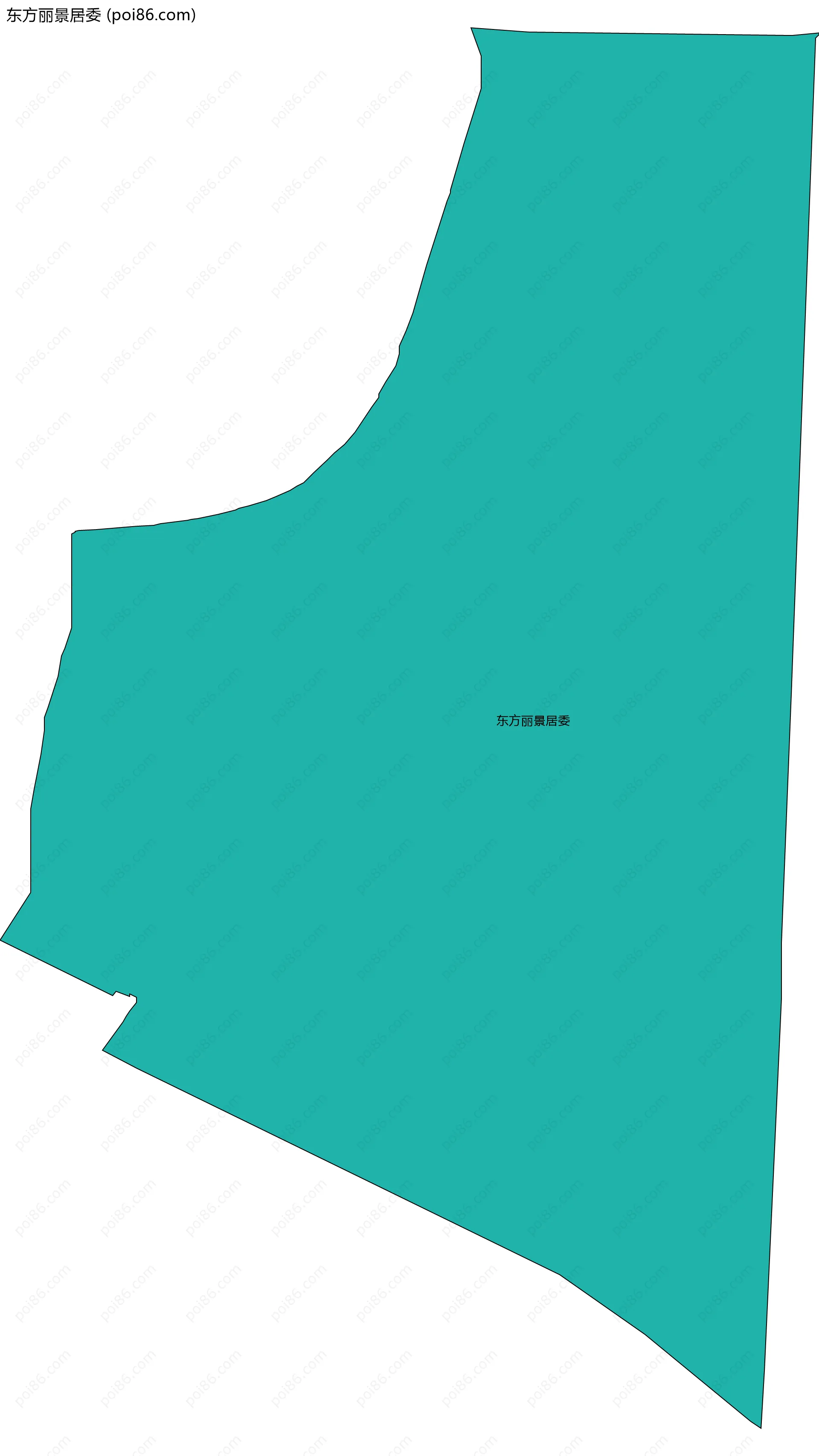 东方丽景居委边界地图