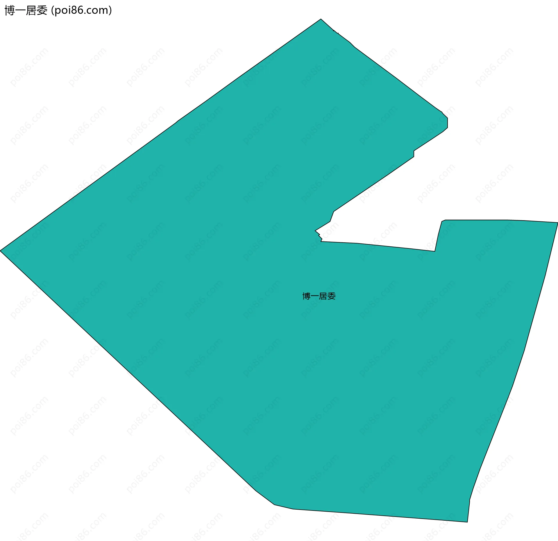 博一居委边界地图