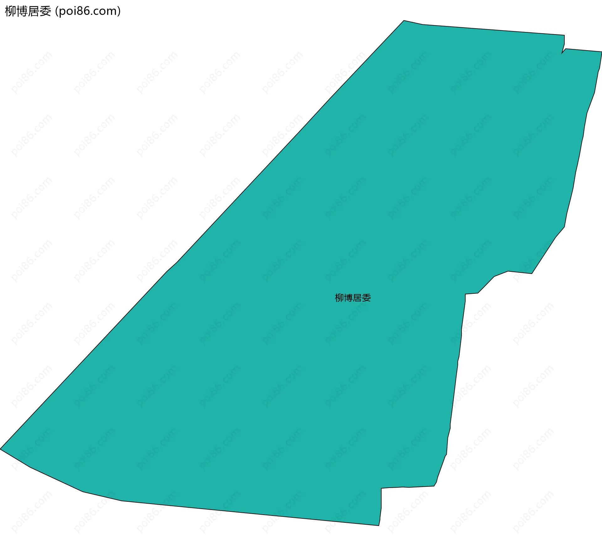 柳博居委边界地图