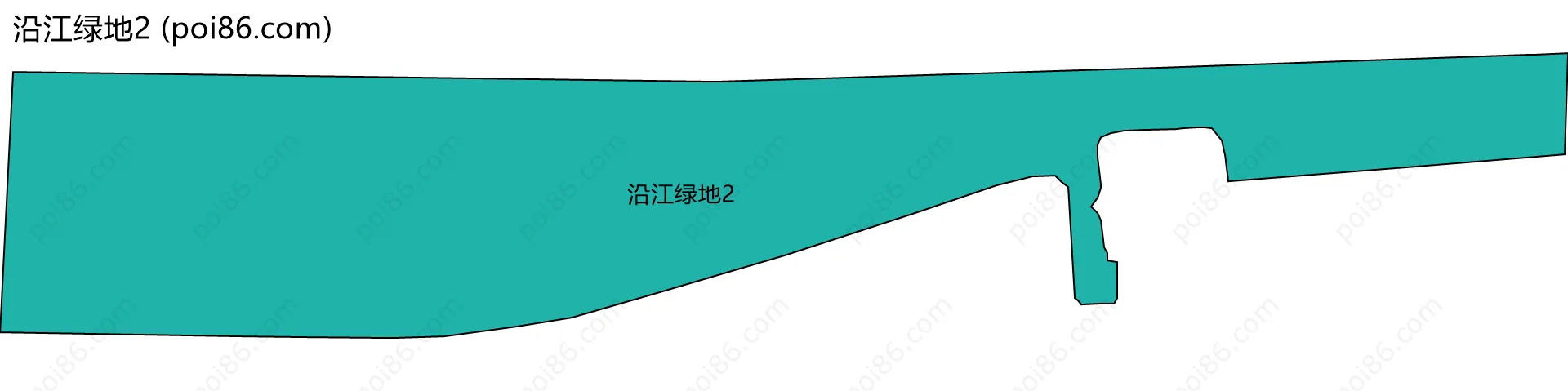 沿江绿地2边界地图
