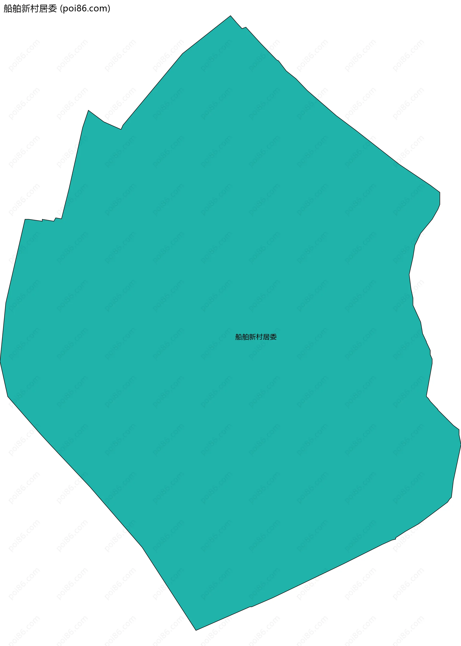 船舶新村居委边界地图