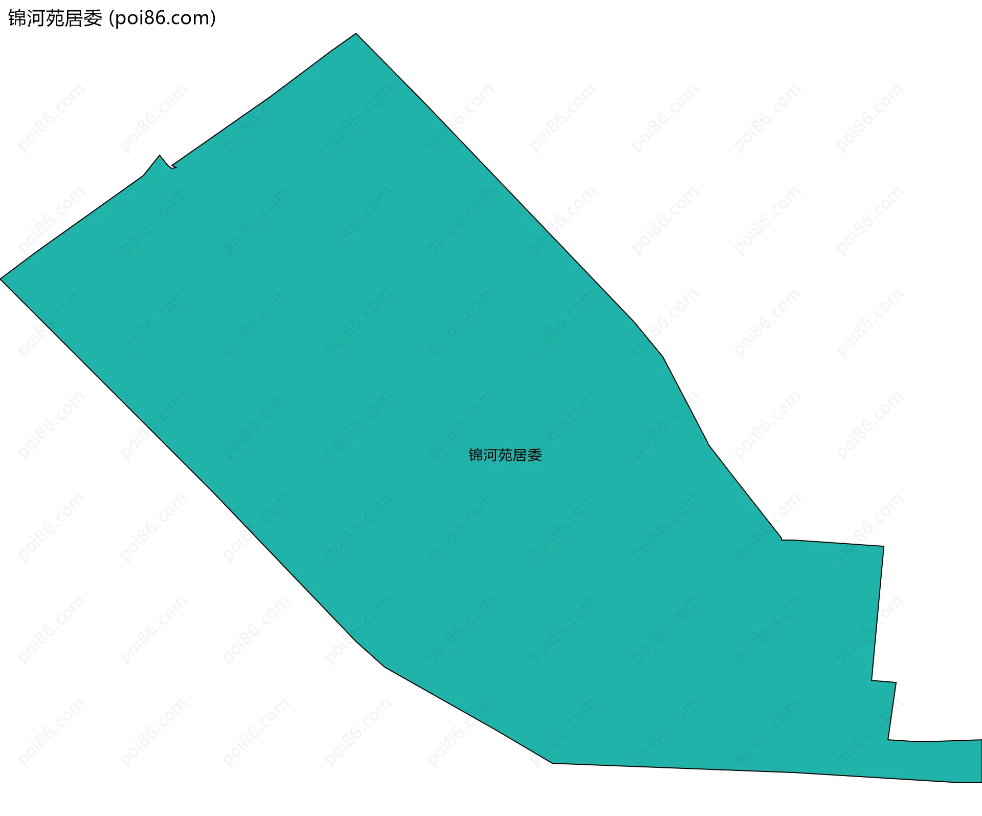 锦河苑居委边界地图