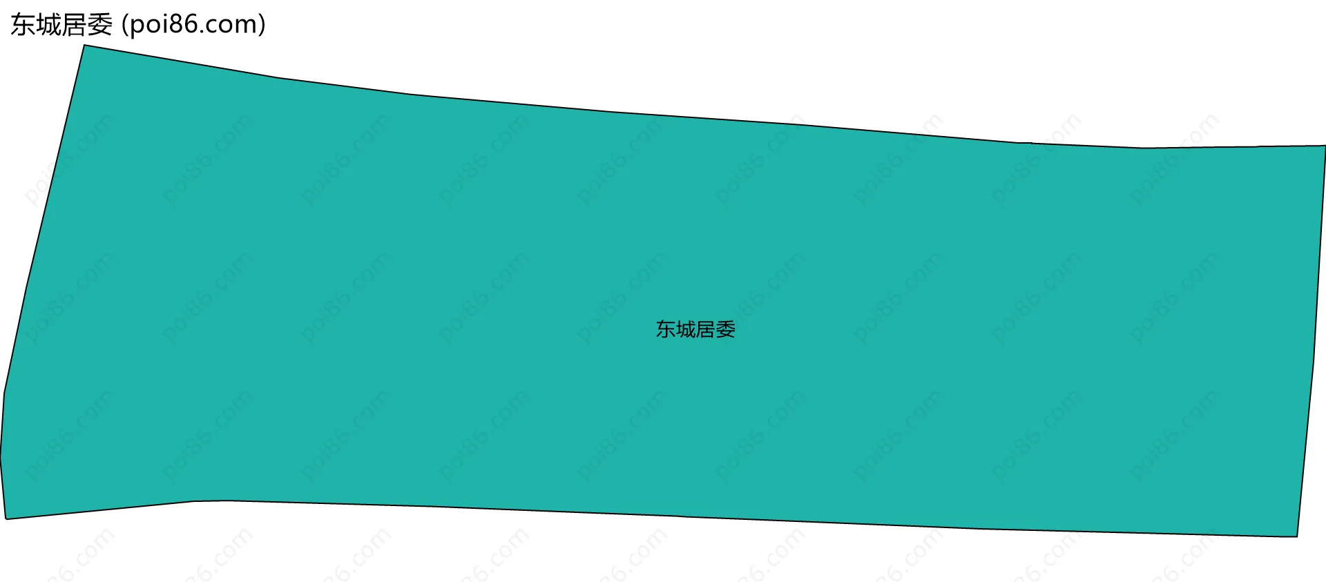 东城居委边界地图