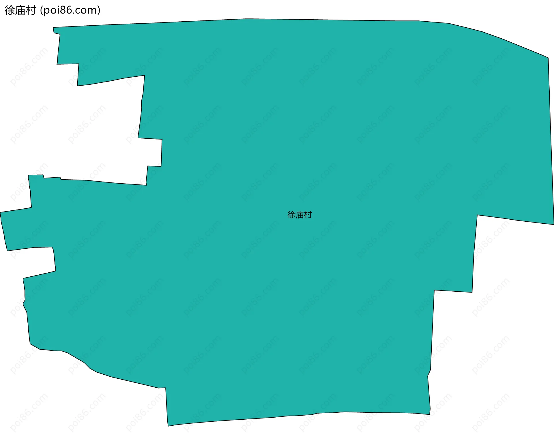 徐庙村边界地图