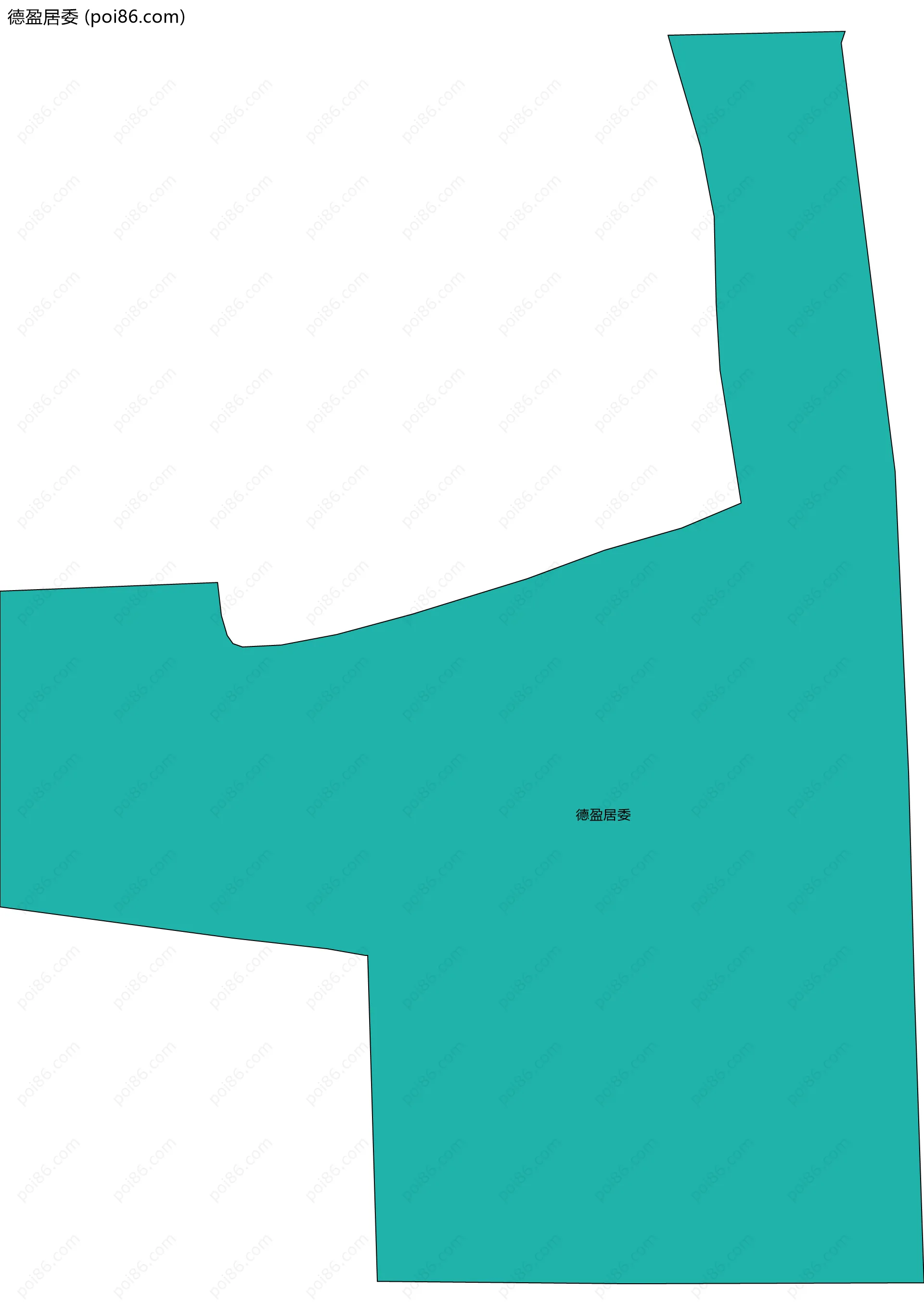 德盈居委边界地图