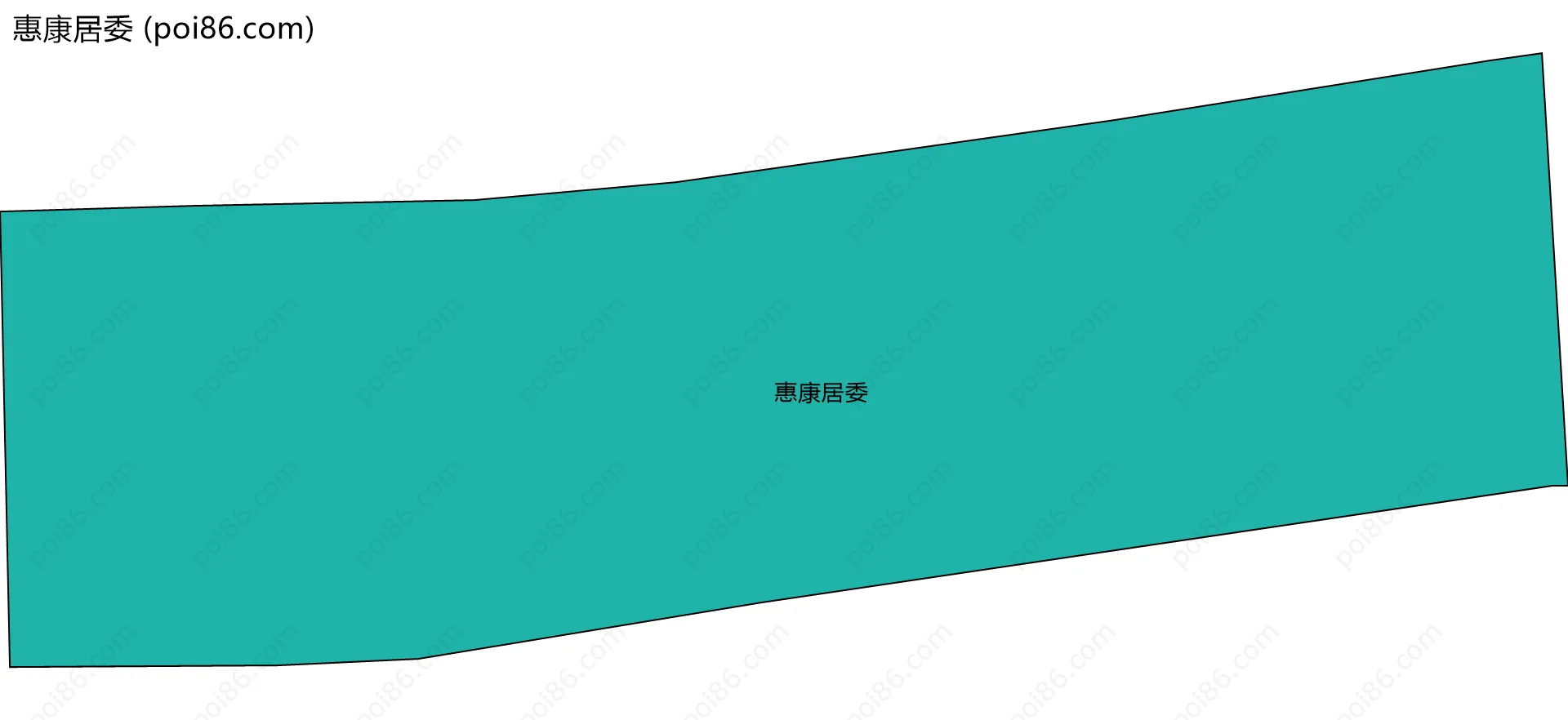 惠康居委边界地图