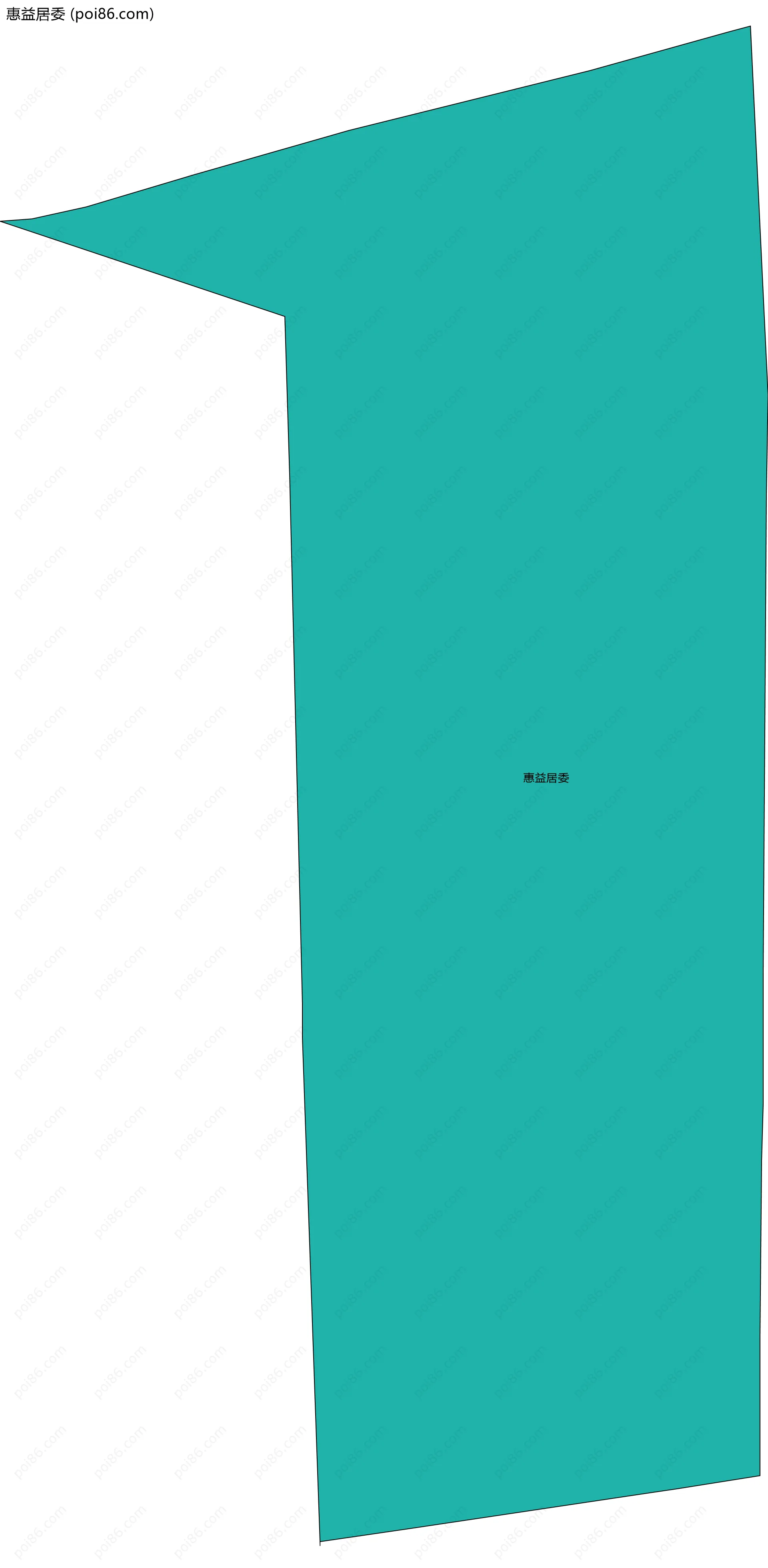 惠益居委边界地图