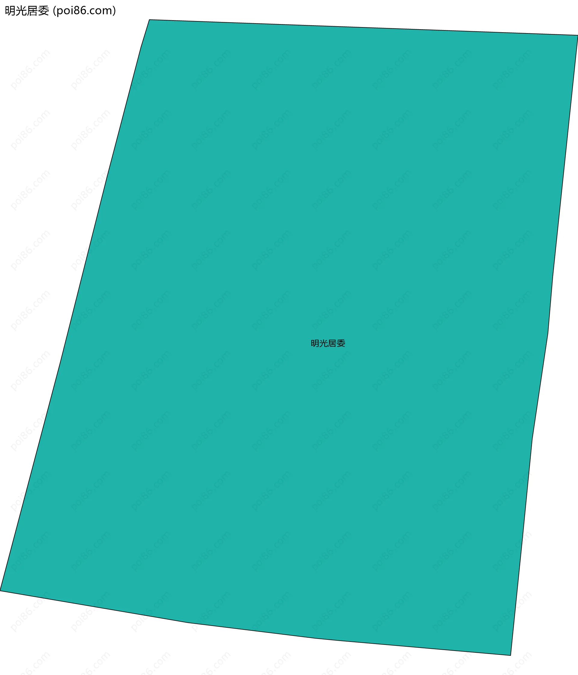 明光居委边界地图