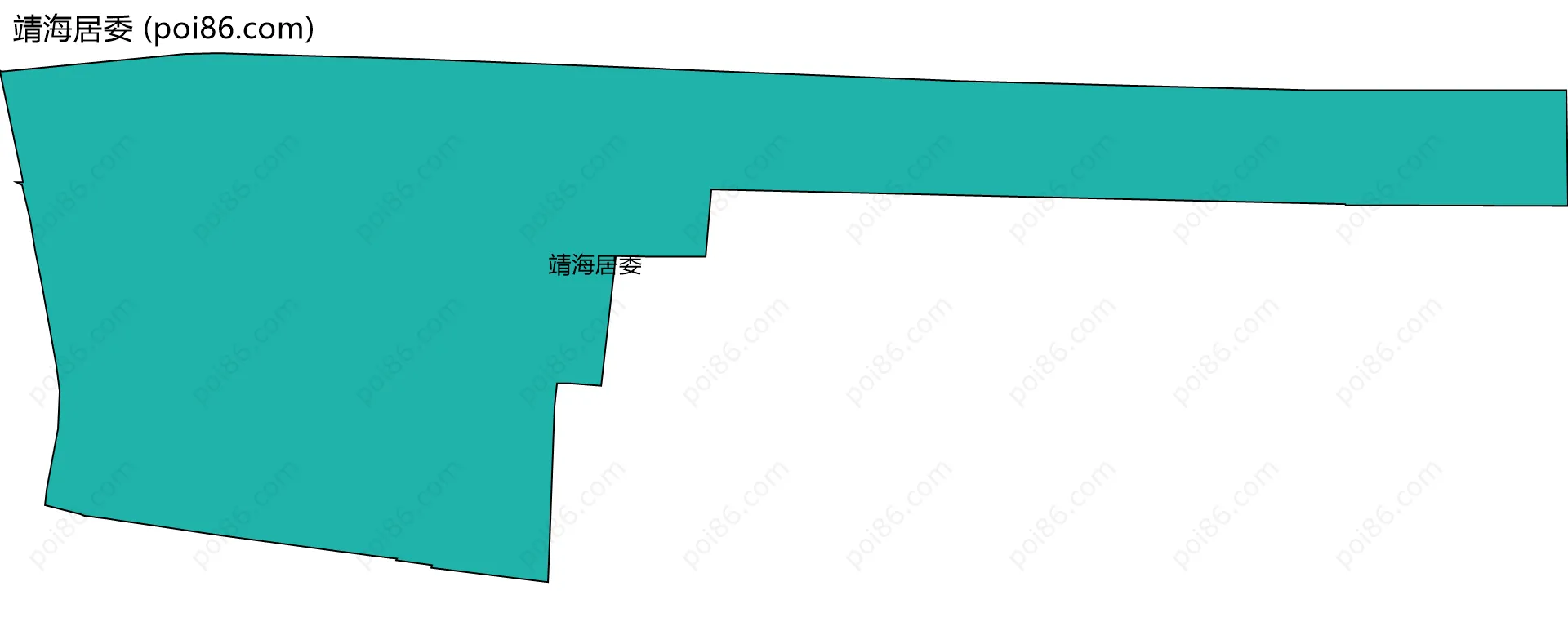 靖海居委边界地图