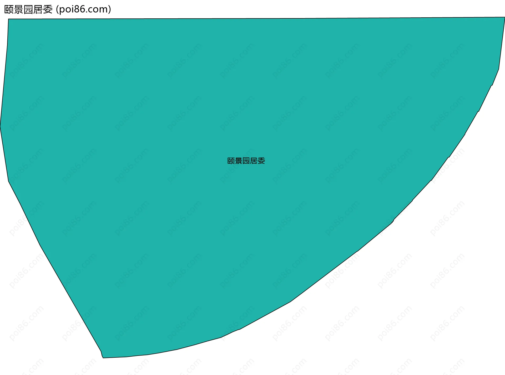颐景园居委边界地图