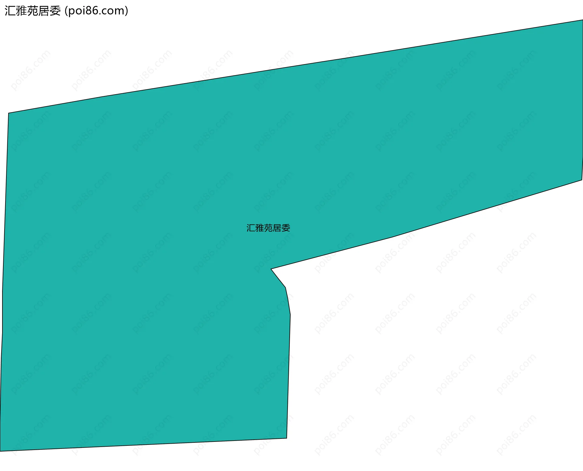汇雅苑居委边界地图