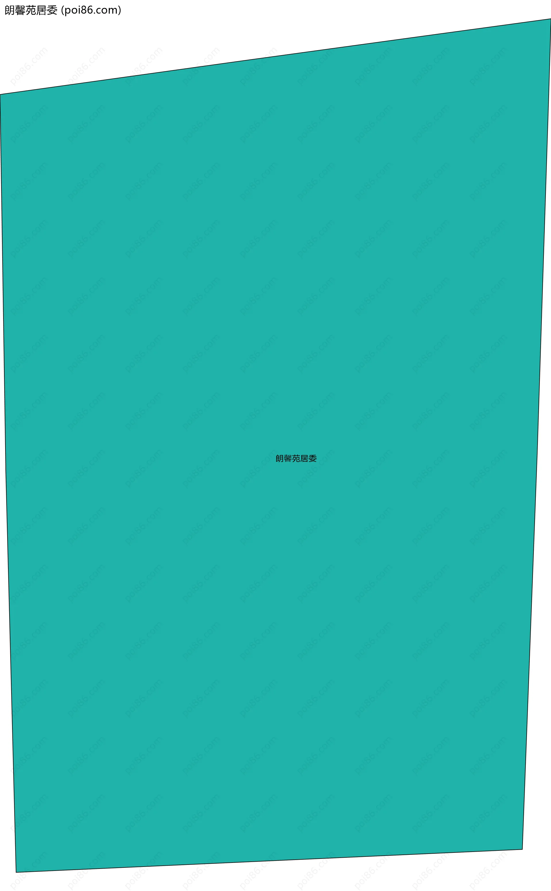 朗馨苑居委边界地图