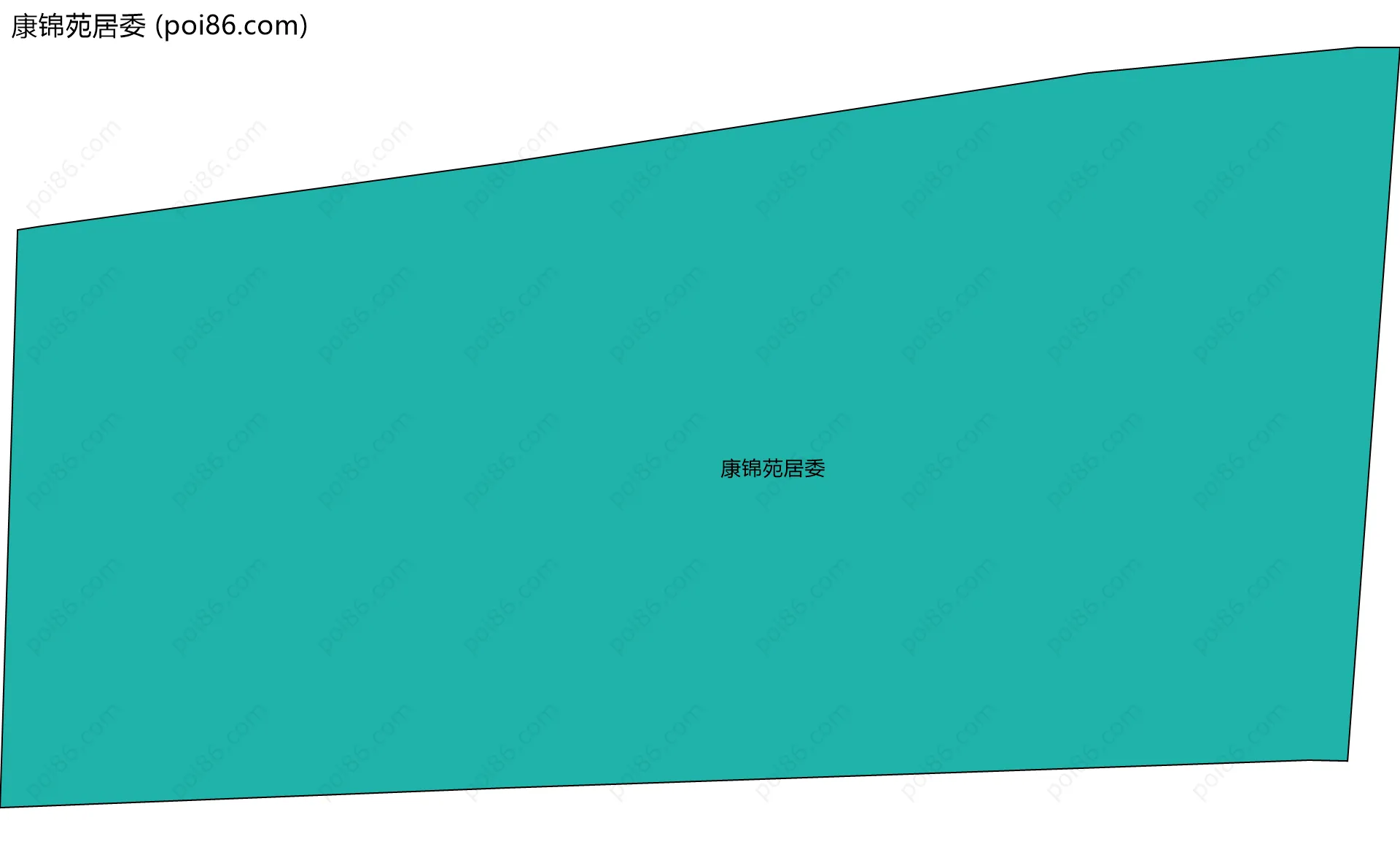 康锦苑居委边界地图