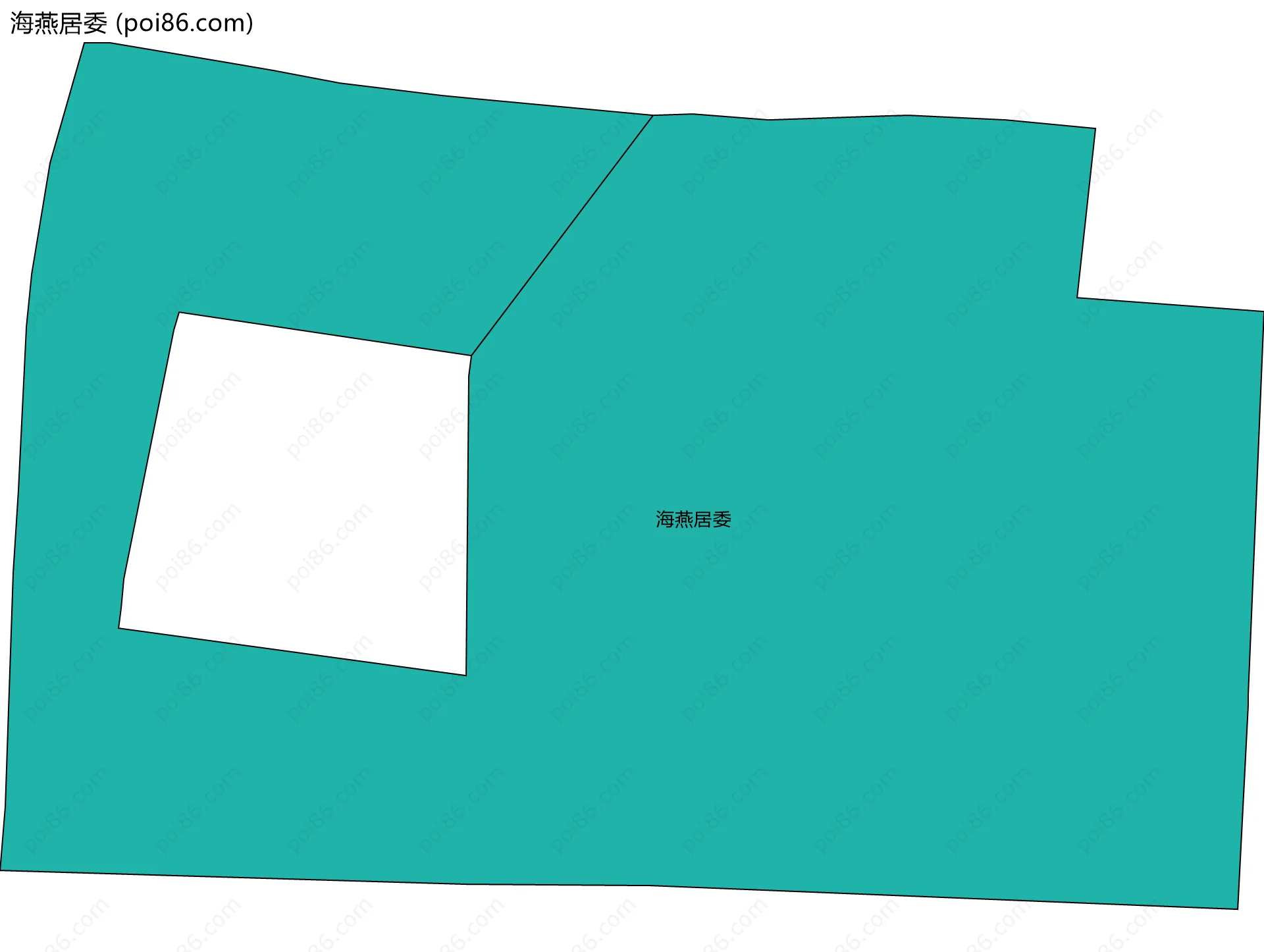 海燕居委边界地图