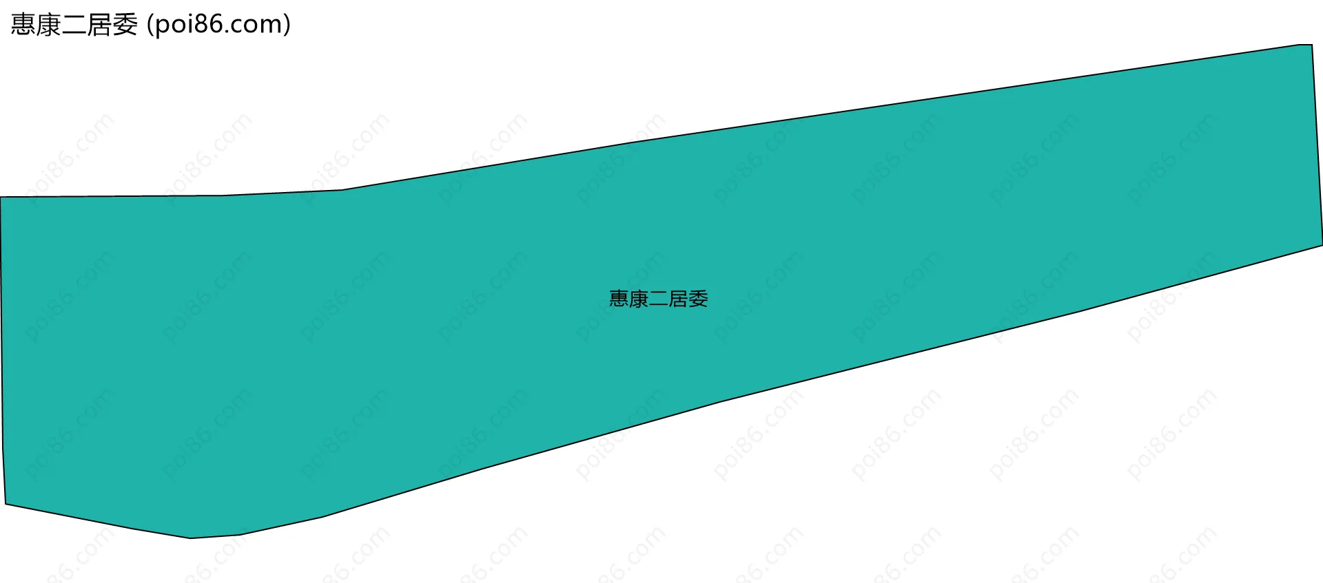 惠康二居委边界地图