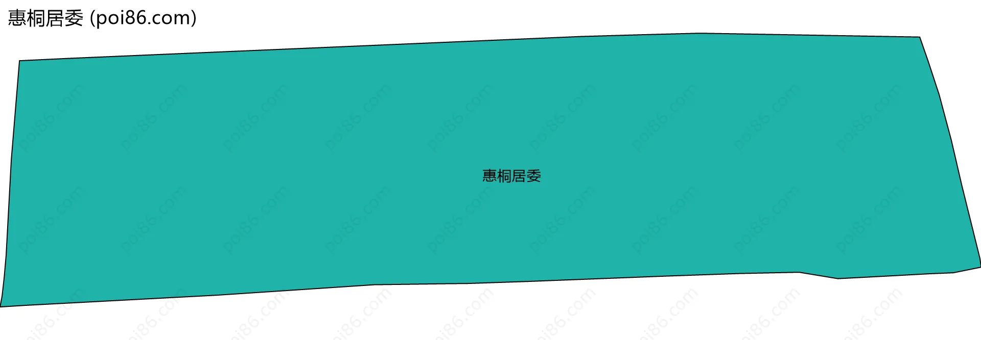 惠桐居委边界地图