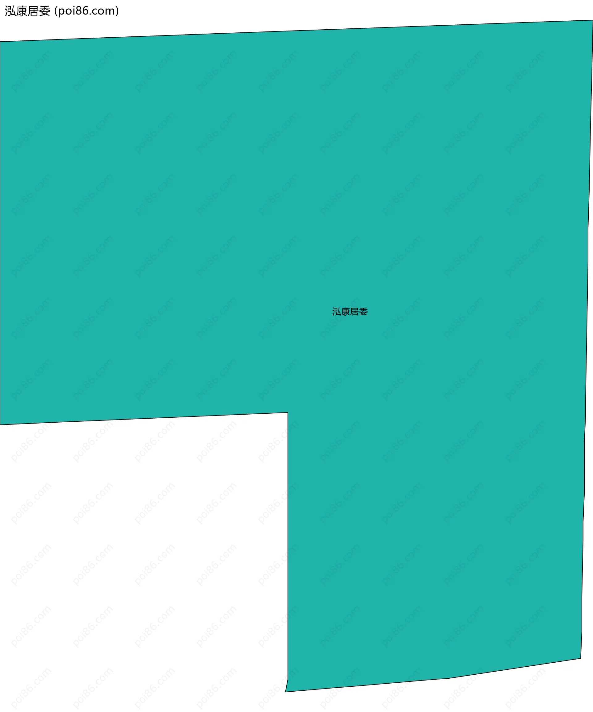 泓康居委边界地图