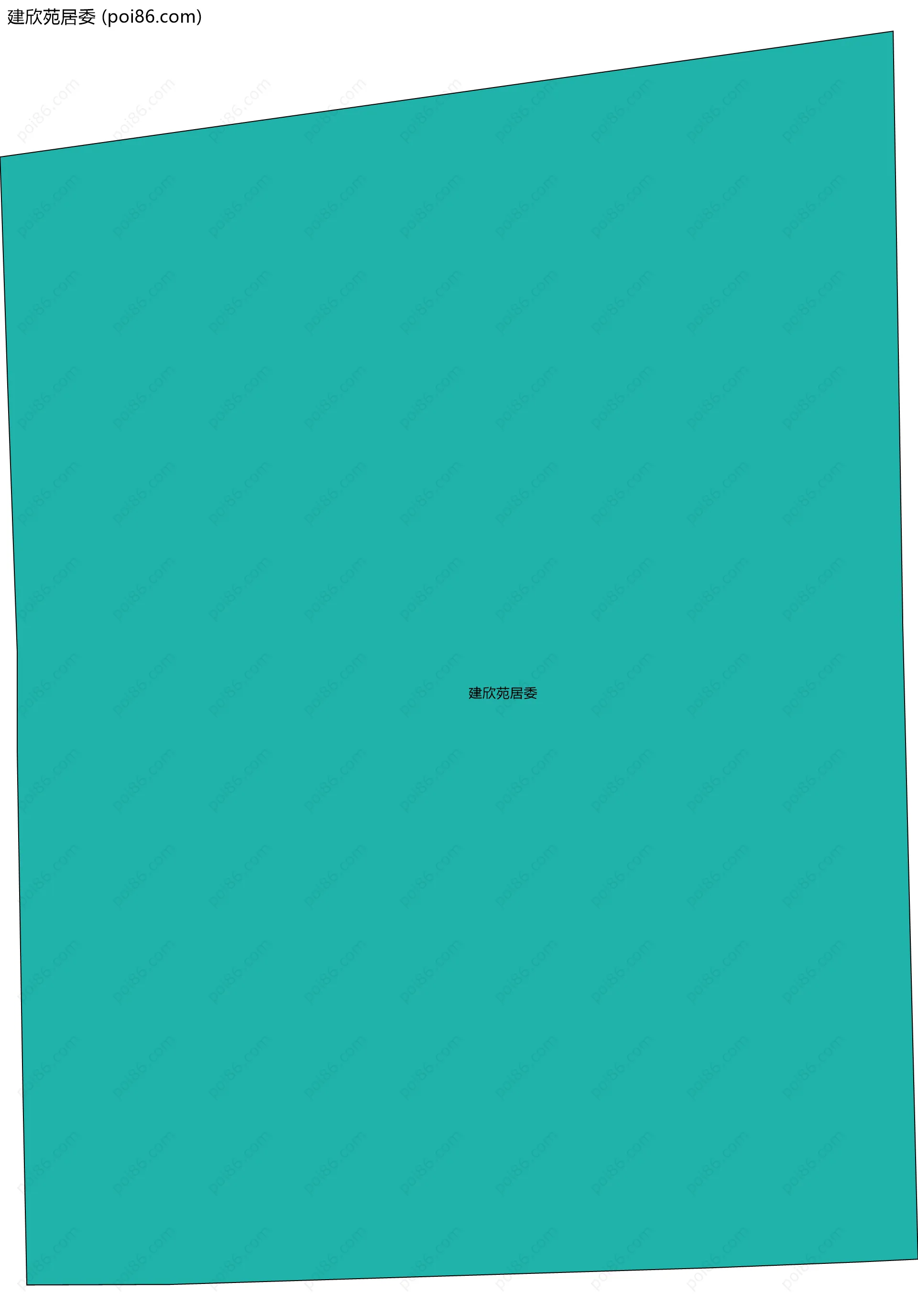 建欣苑居委边界地图