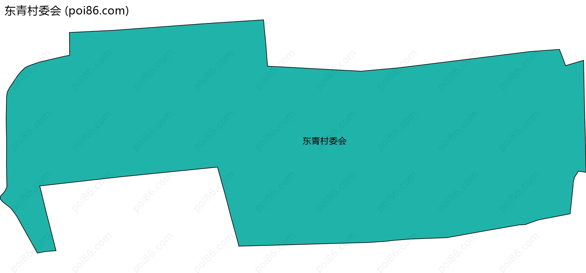 东青村委会边界地图