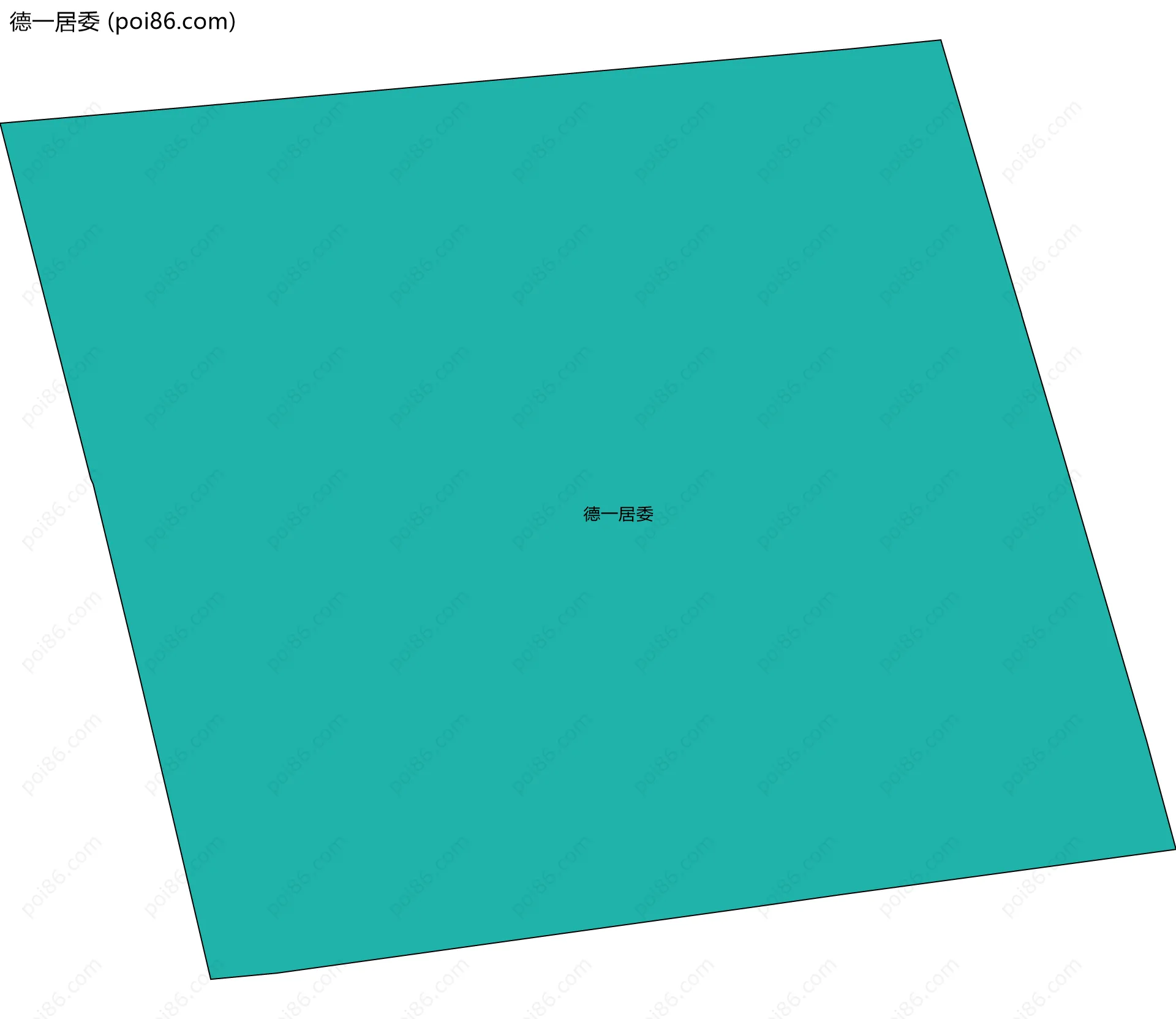 德一居委边界地图