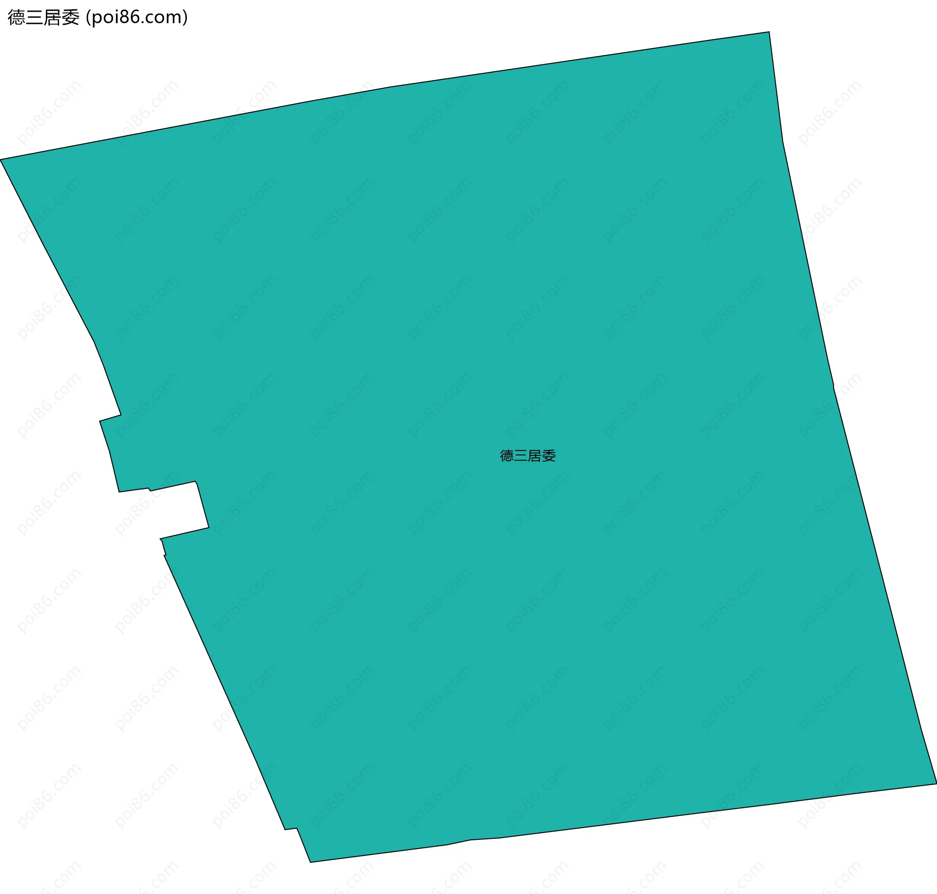 德三居委边界地图