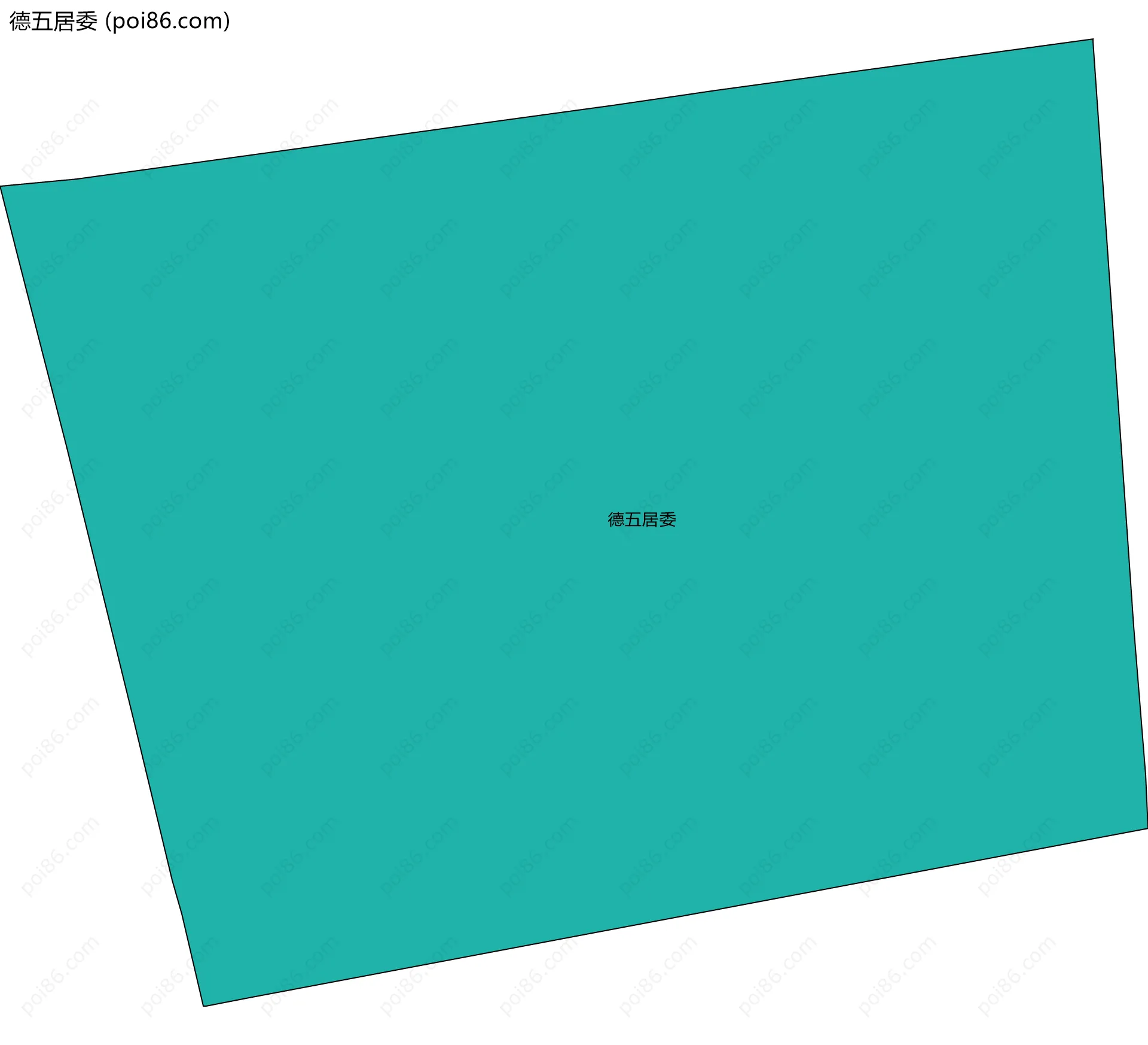 德五居委边界地图