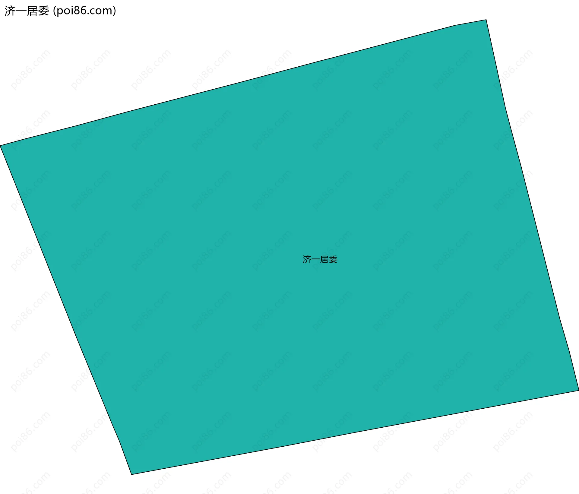 济一居委边界地图