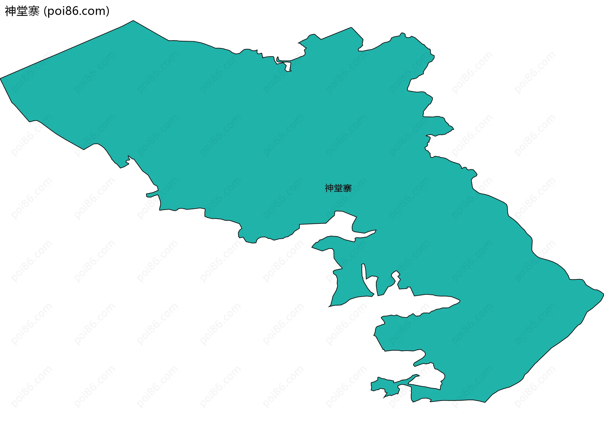 神堂寨边界地图