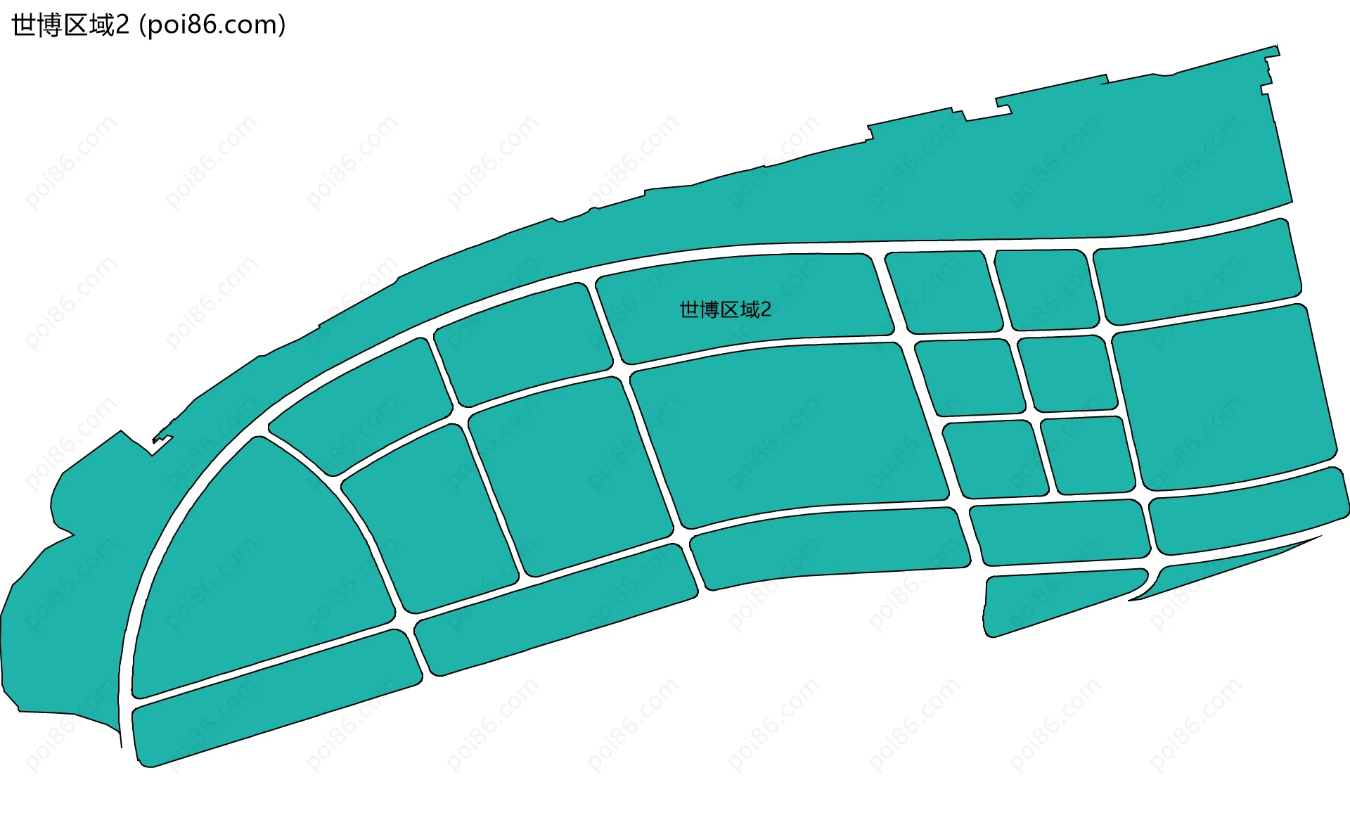 世博区域2边界地图