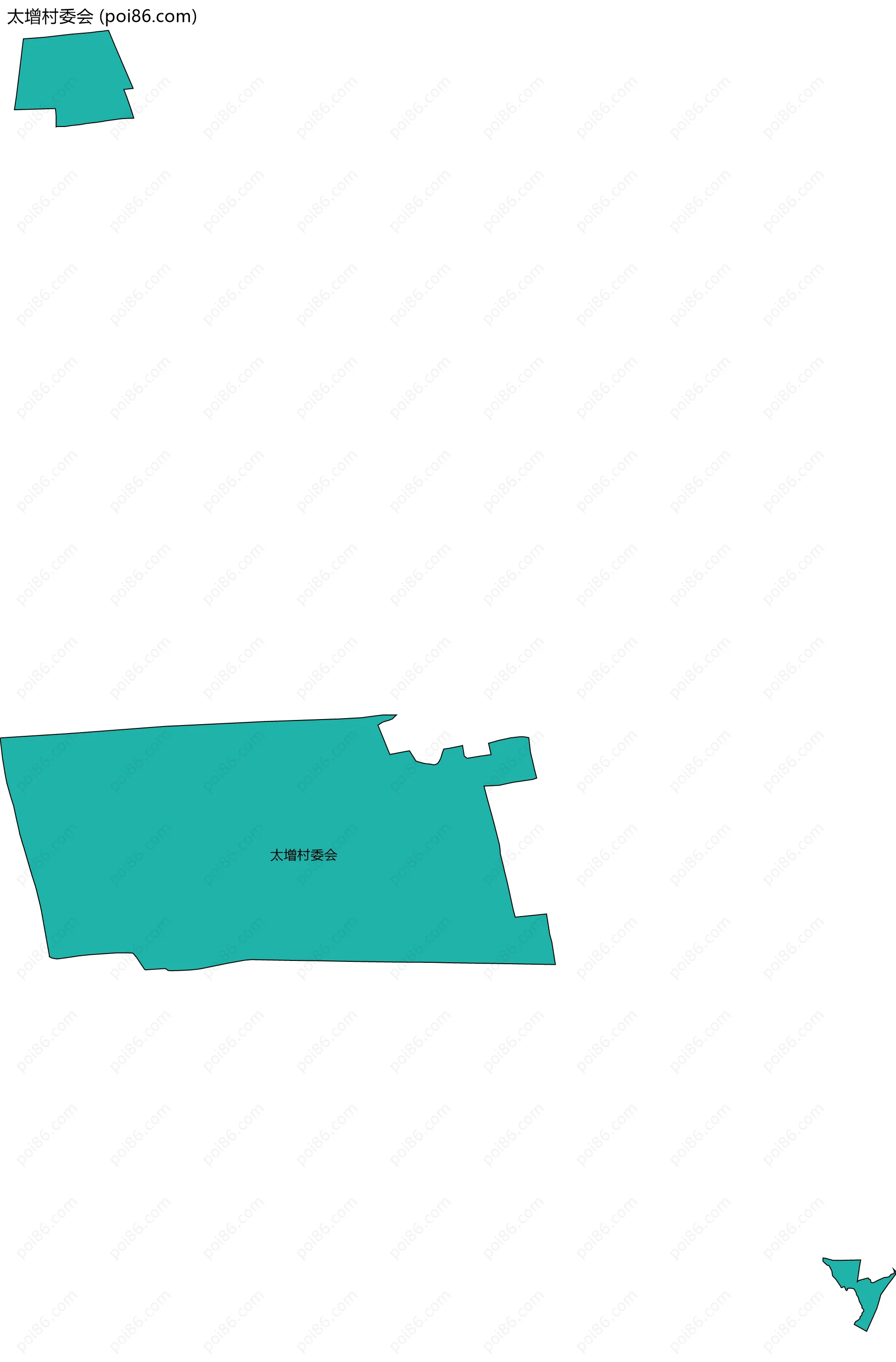 太增村委会边界地图