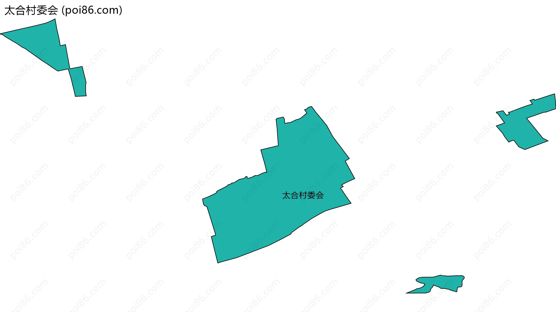 太合村委会边界地图