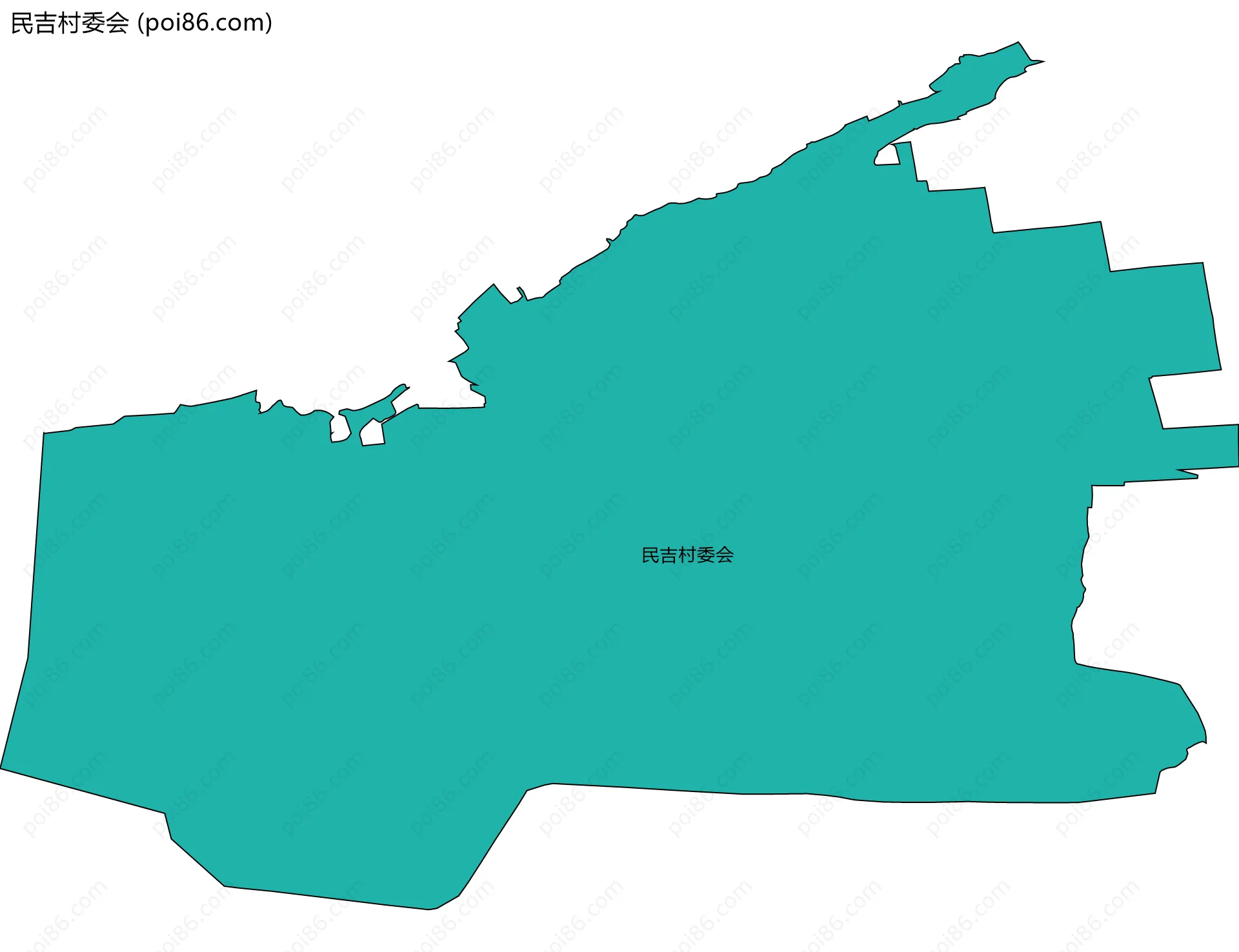 民吉村委会边界地图